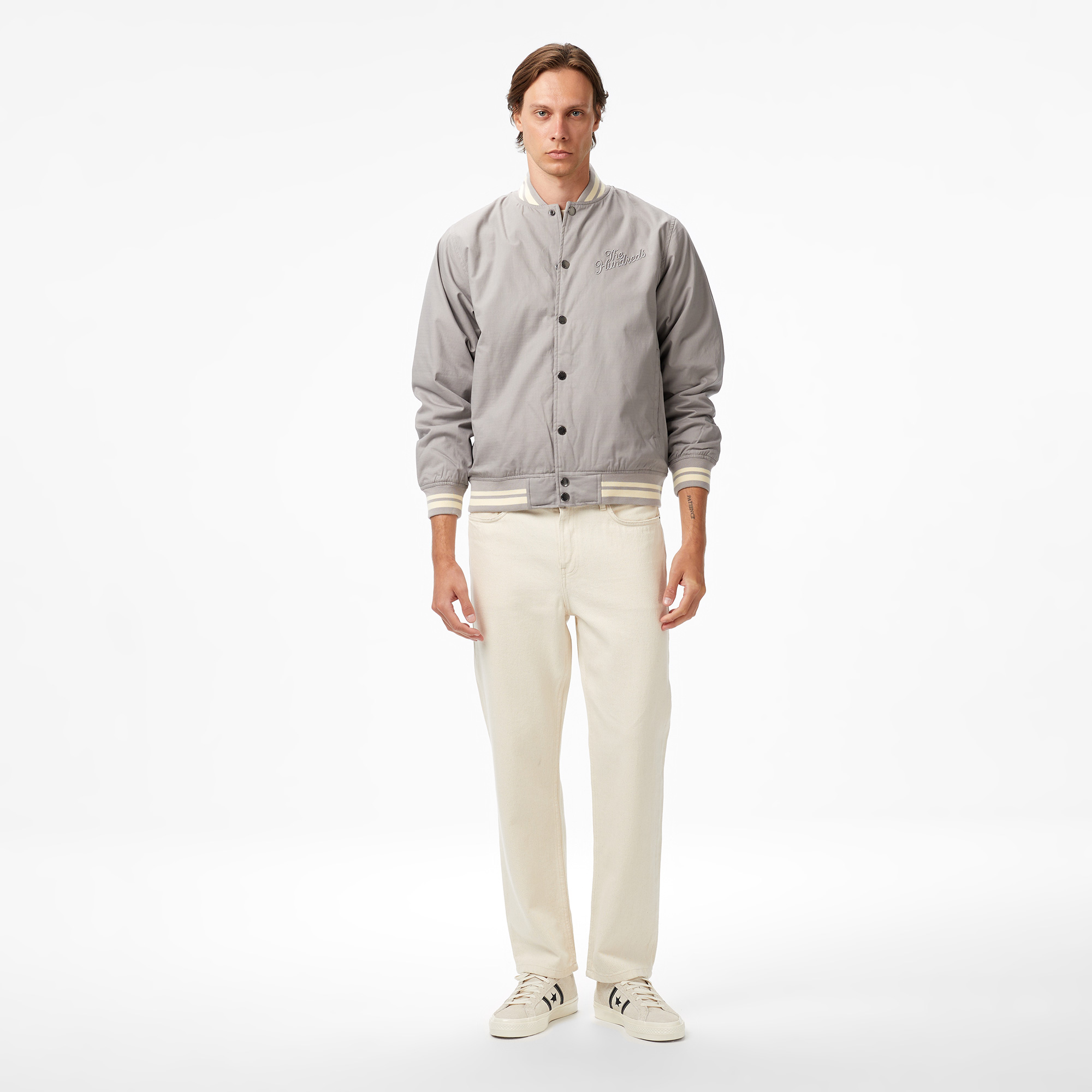 The Hundreds Slant Sports Erkek Gri Ceket