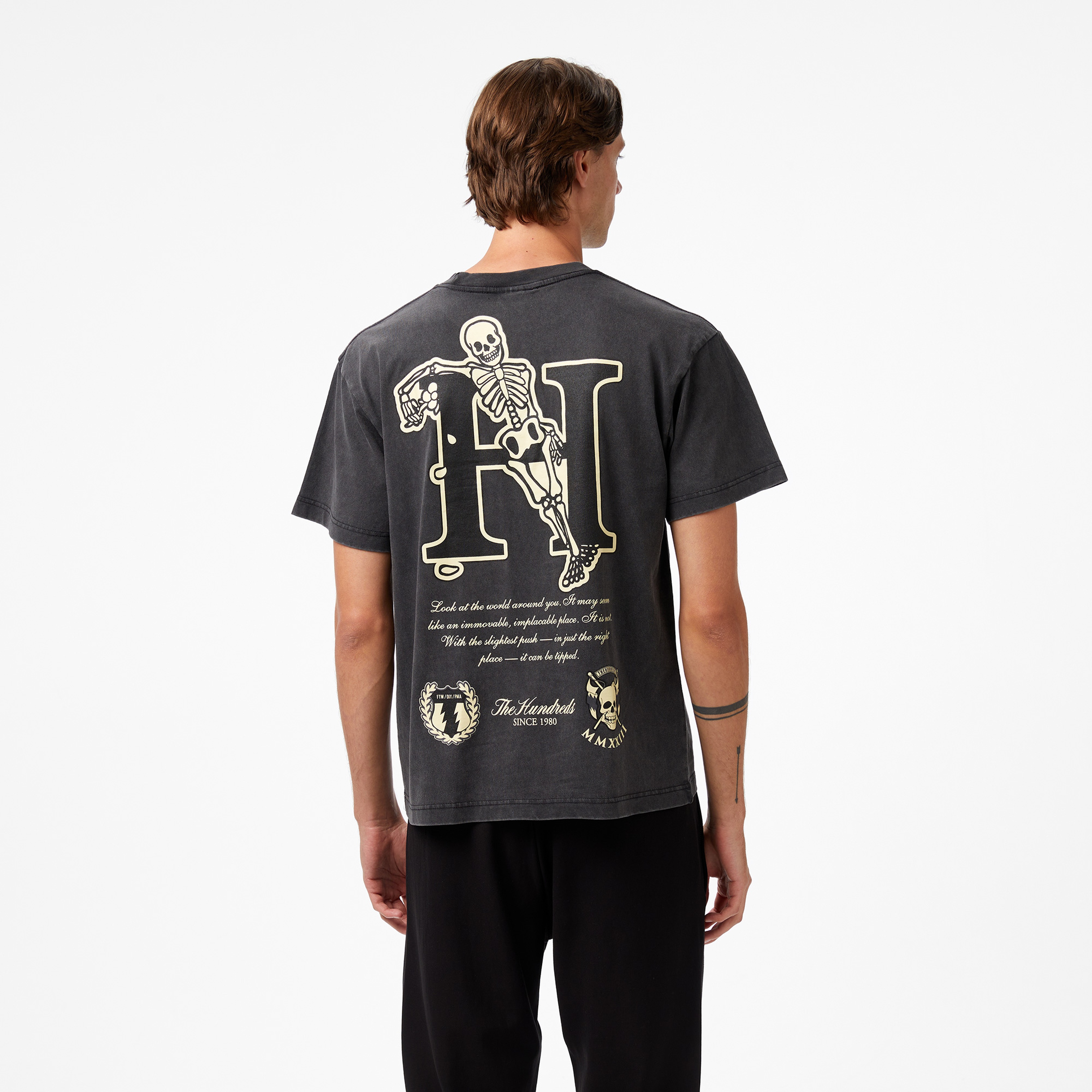 The Hundreds End Of The Beginning Erkek Siyah T-Shirt