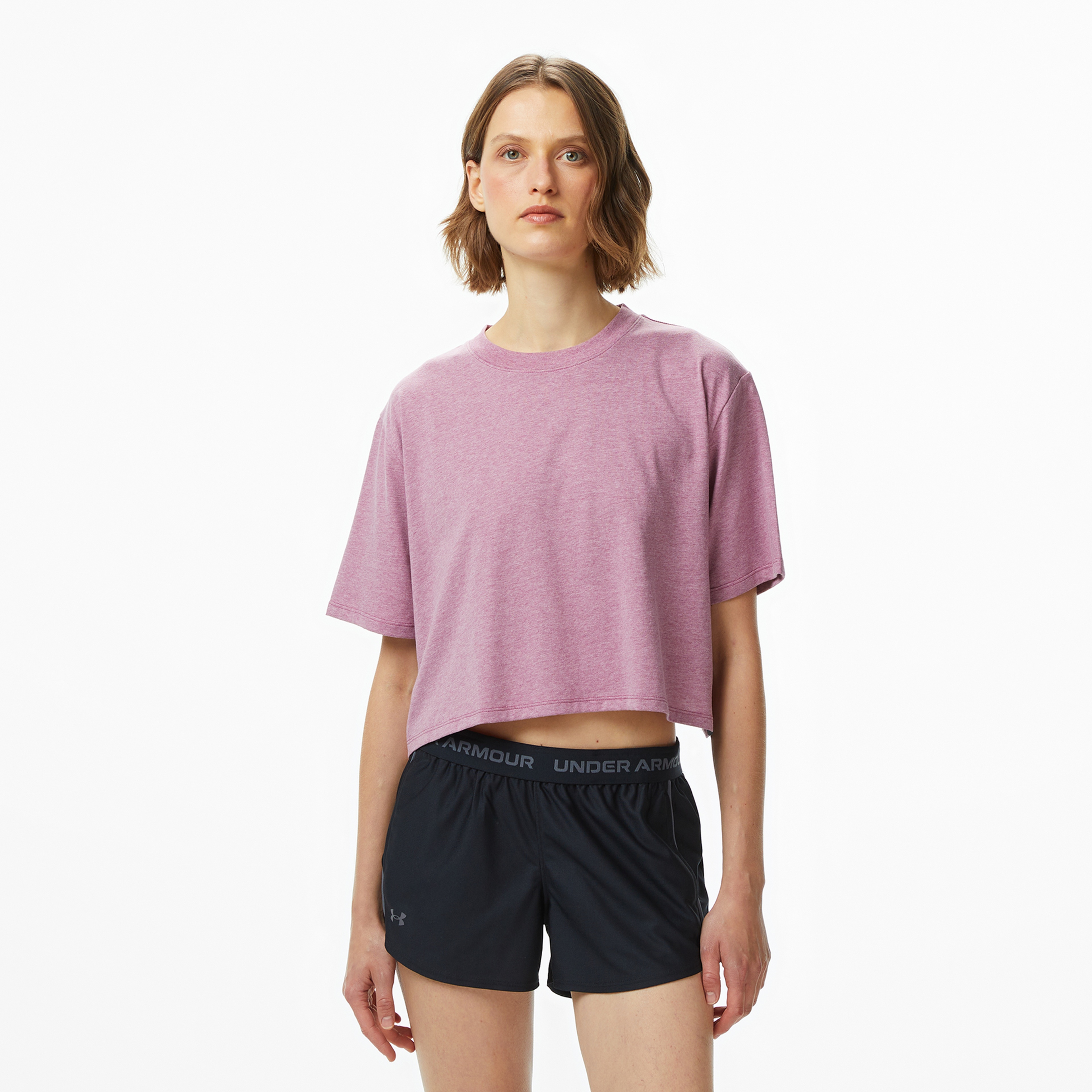 Under Armour Rial Ss Kadın Pembe T-Shirt