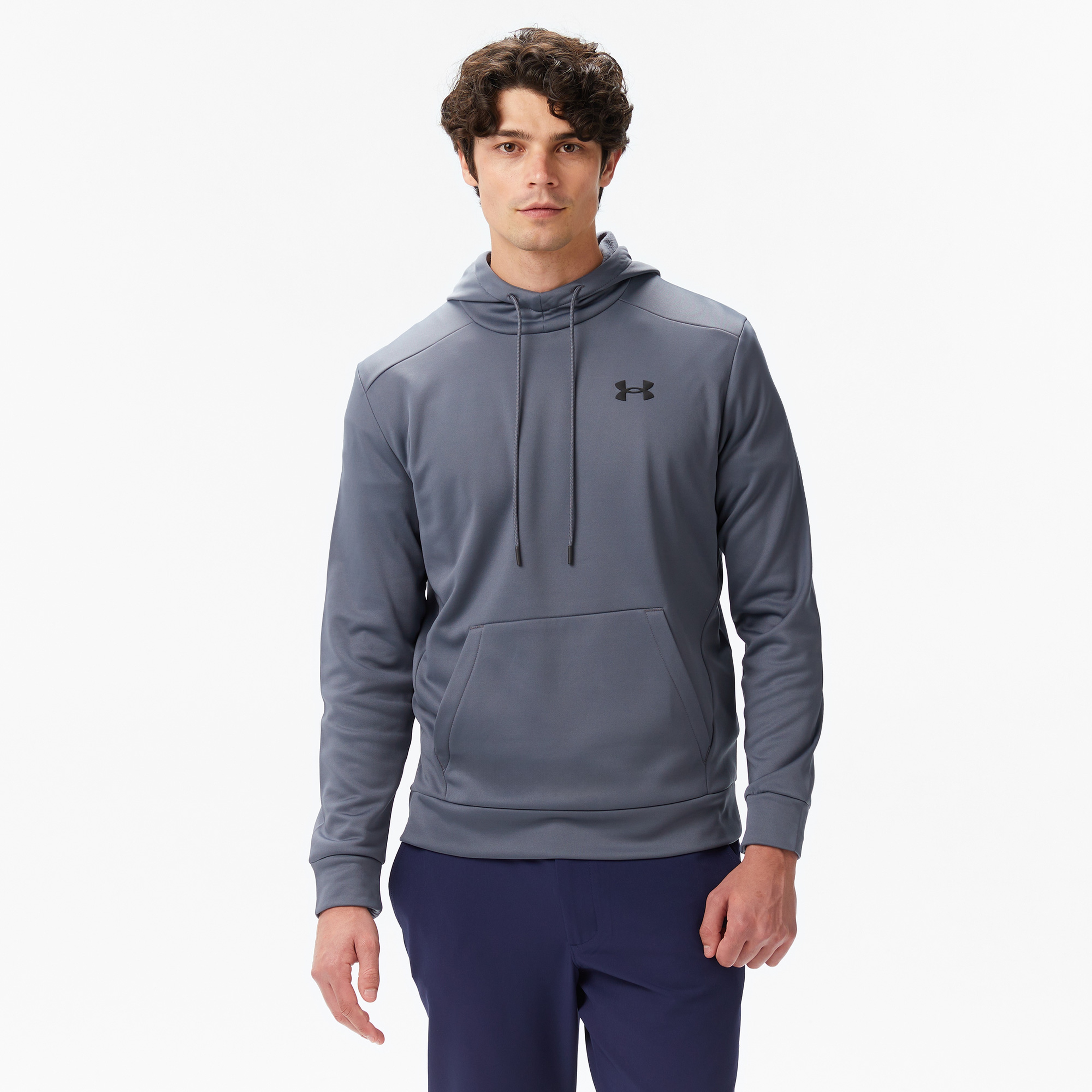 Under Armour Armour Fleece Erkek Gri Sweatshirt