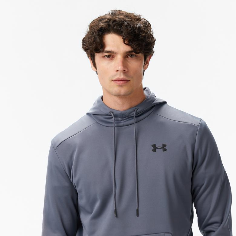 Under Armour Armour Fleece Erkek Gri Sweatshirt