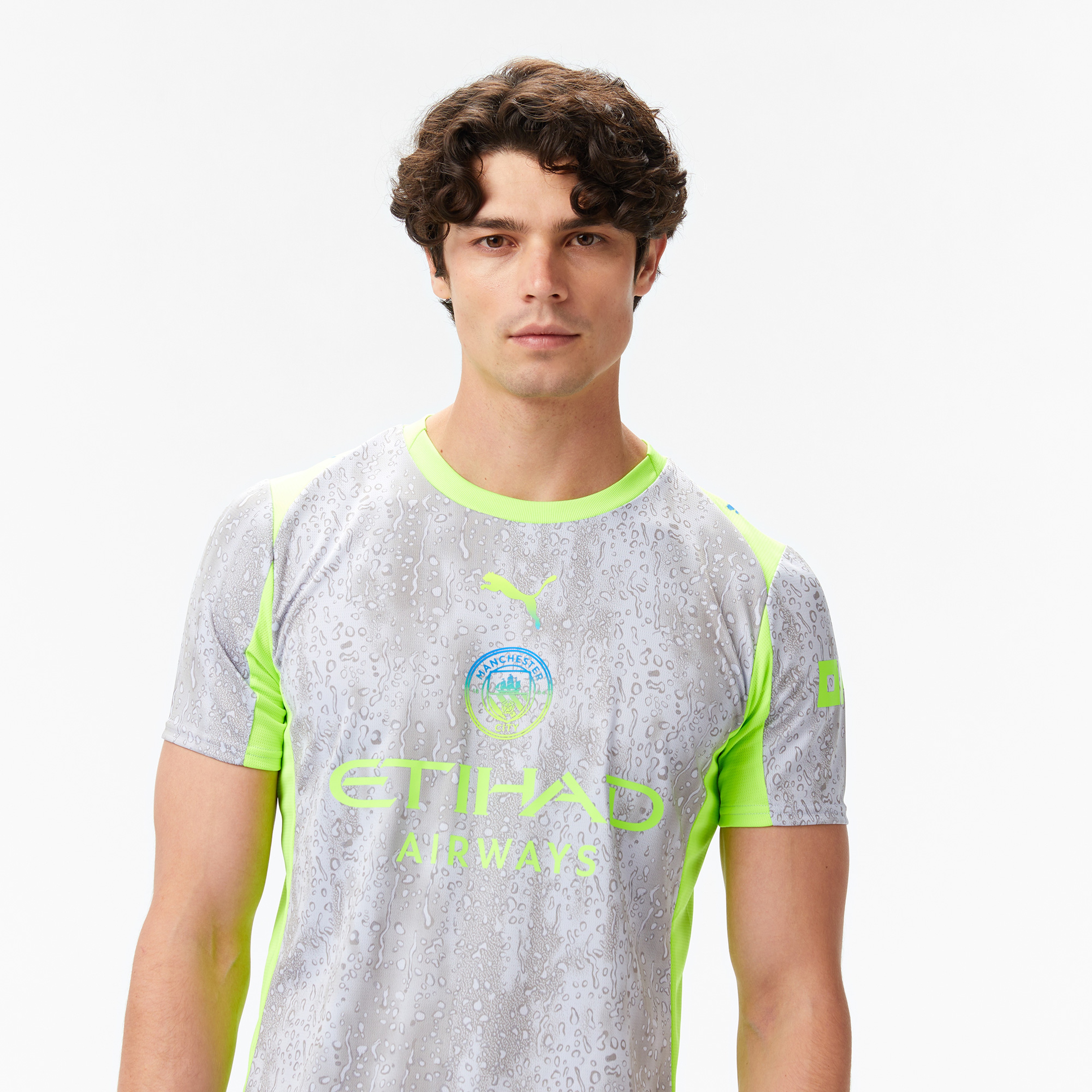 Puma Mcfc 3Rd Erkek Mavi Futbol Forması
