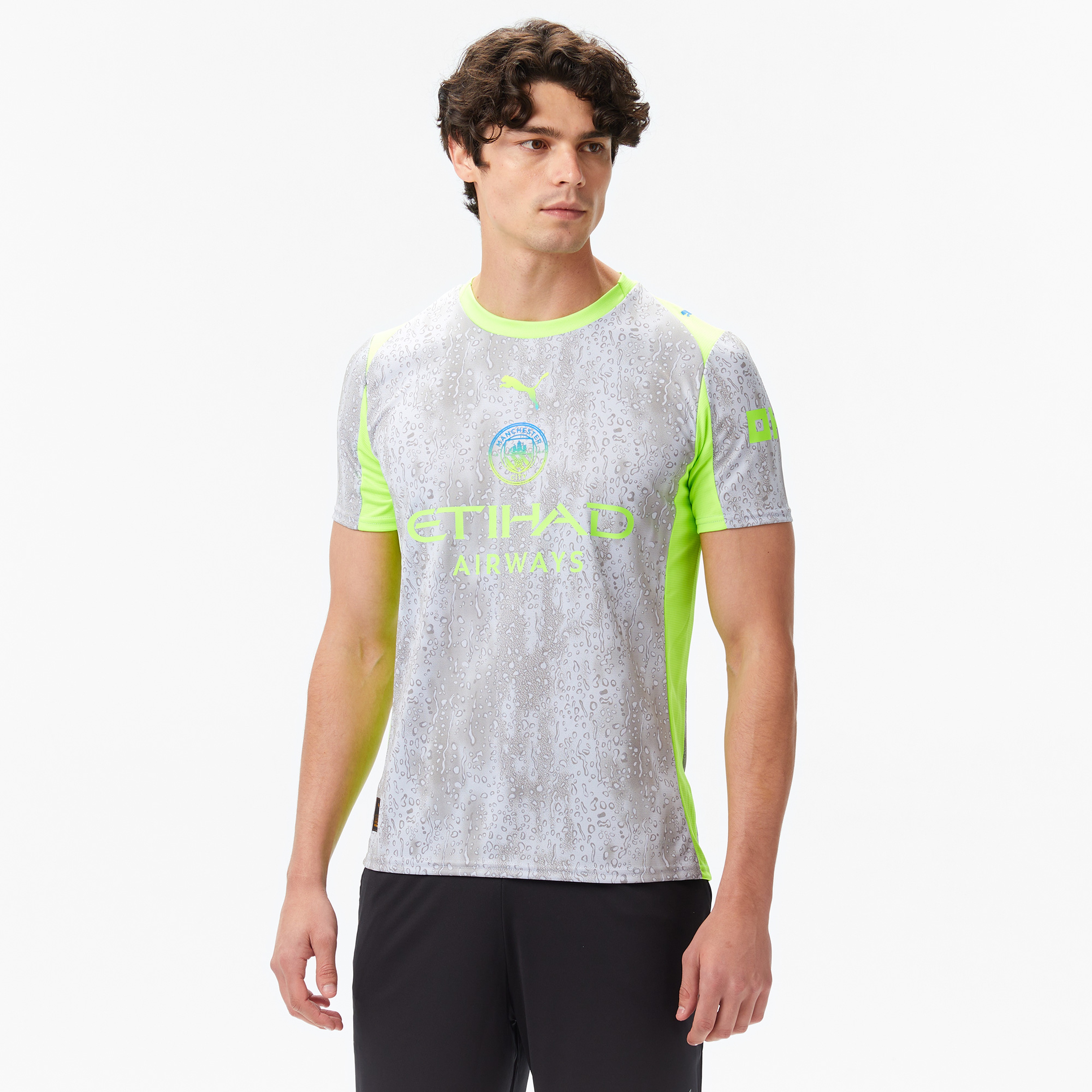Puma Mcfc 3Rd Erkek Mavi Futbol Forması