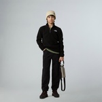 The North Face Teen Glacier 1/4 Zip Pullover Çocuk Siyah Polar Ceket