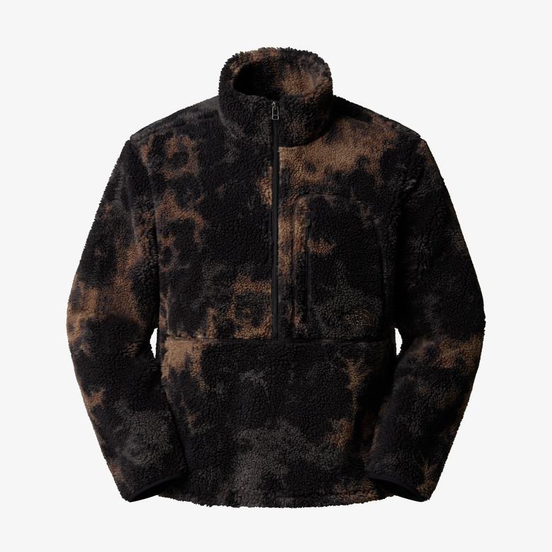 The North Face Extreme Pile Printed Pullover Erkek Siyah Polar