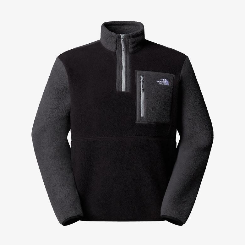 The North Face Erkek Yumiori Tam Boy Fermuarlı Siyah Polar Mont
