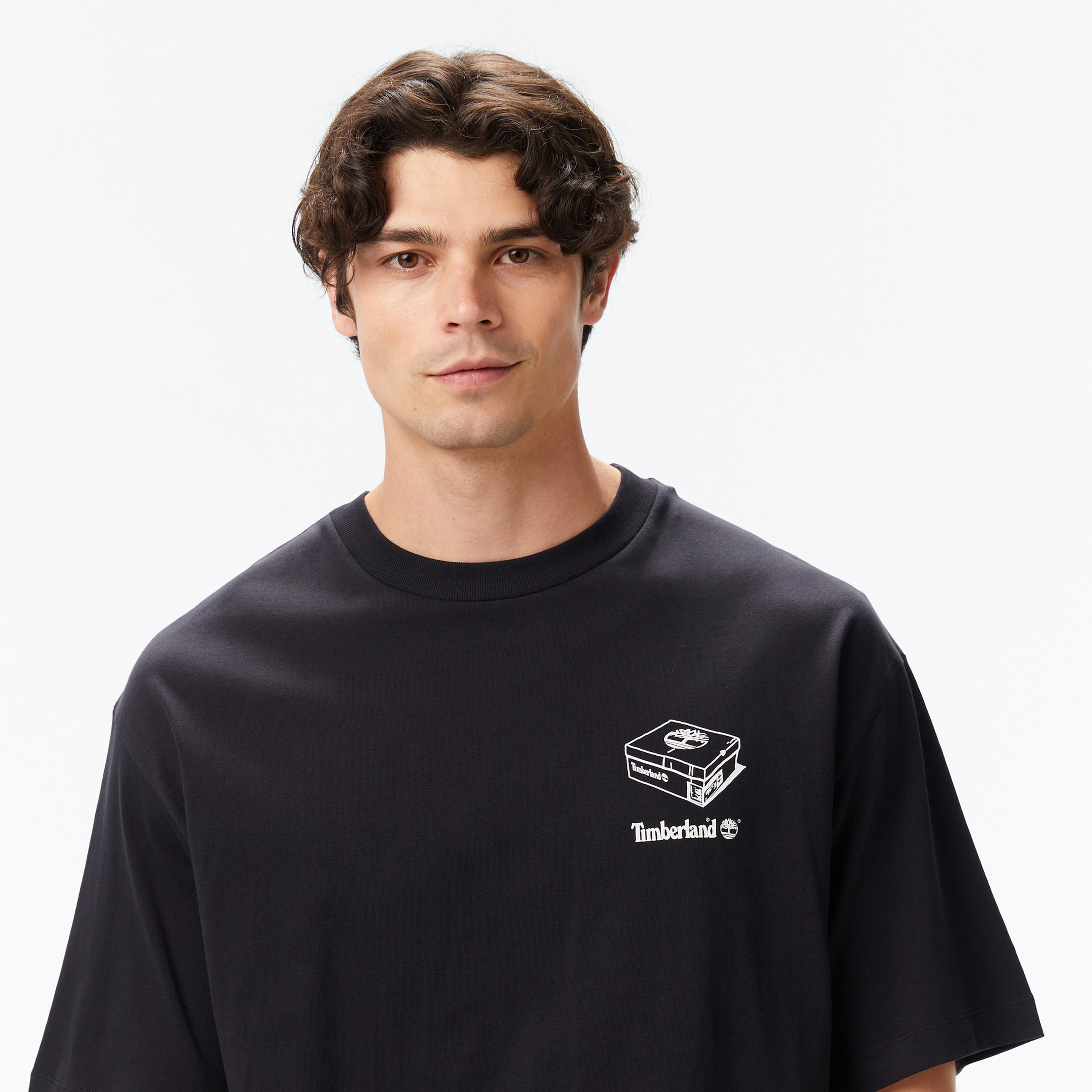 Timberland 'My Boots'' Short Sleeve Erkek Siyah T-Shirt