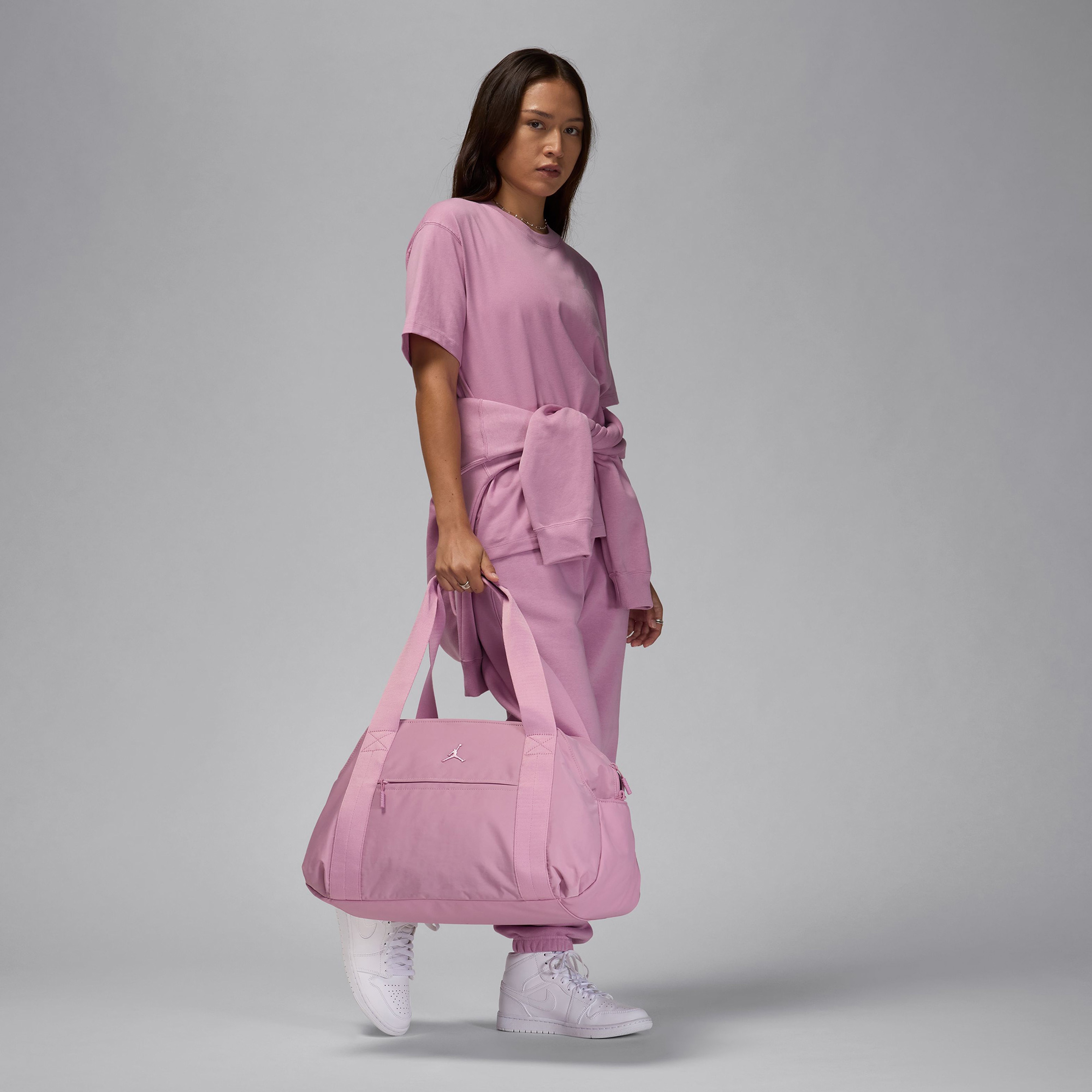 Jordan Essentials Kadın Mor T-Shirt