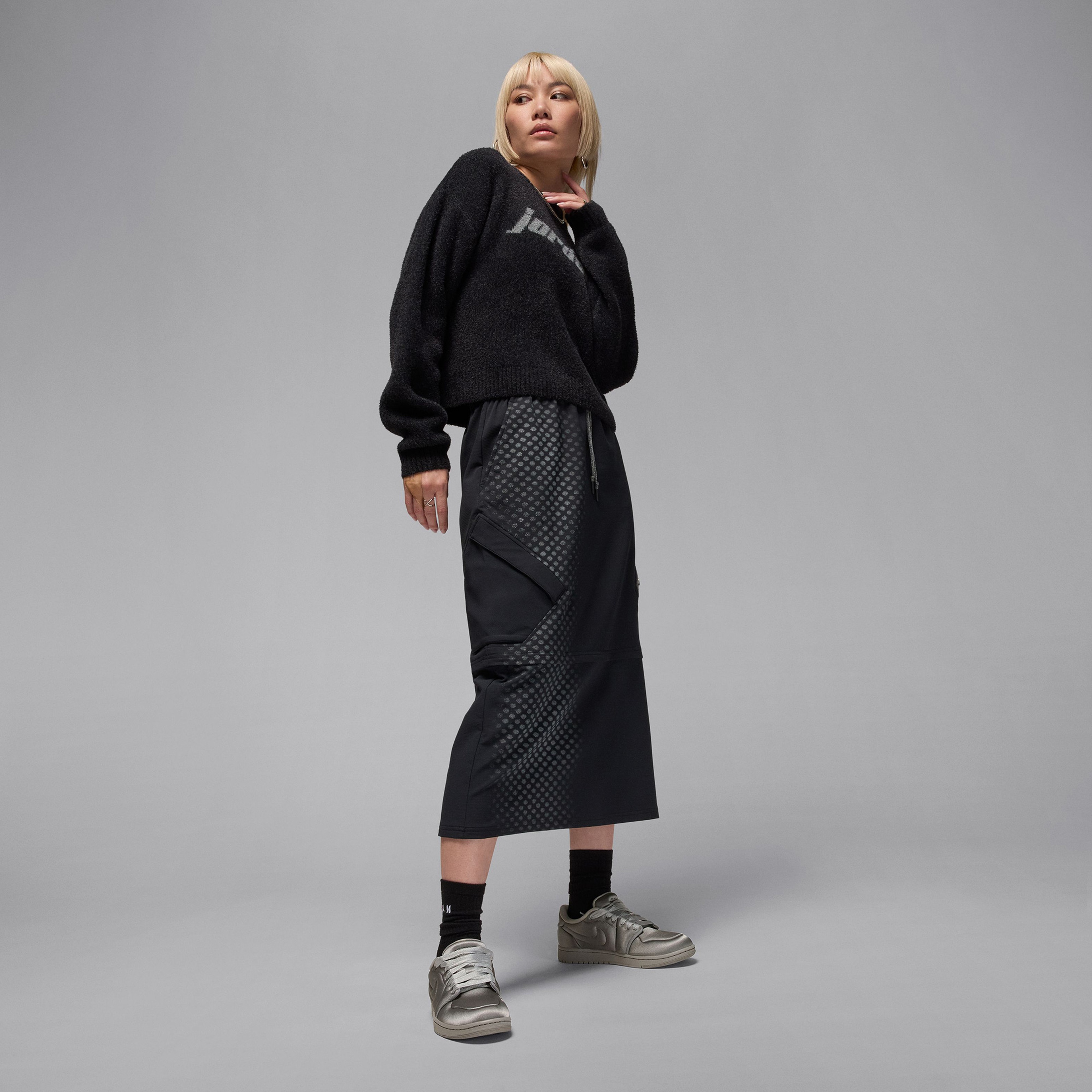 Jordan Air 1 Low Method of Make Kadın Gri Spor Ayakkabı