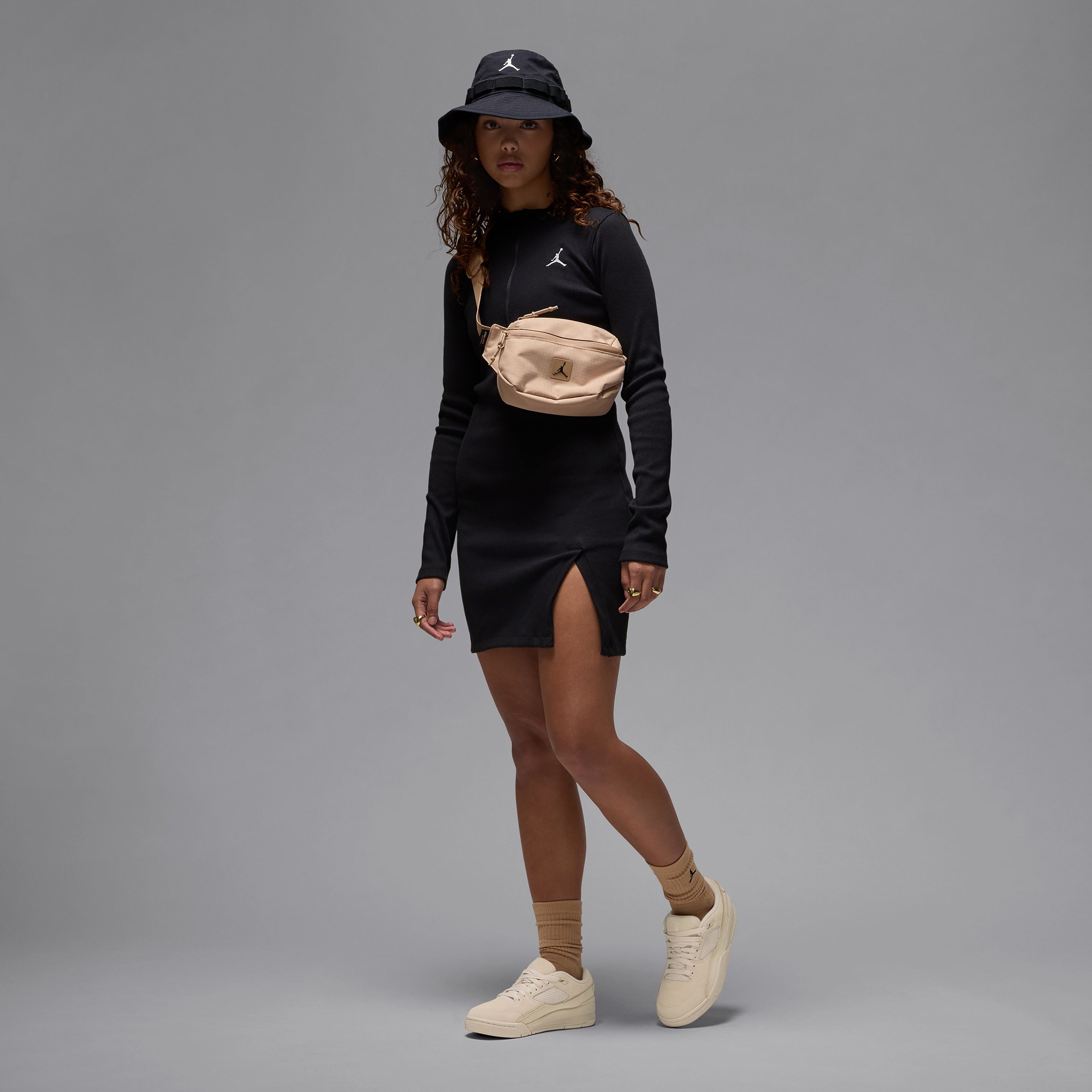 Jordan Flight Court Kadın Kahverengi Spor Ayakkabı