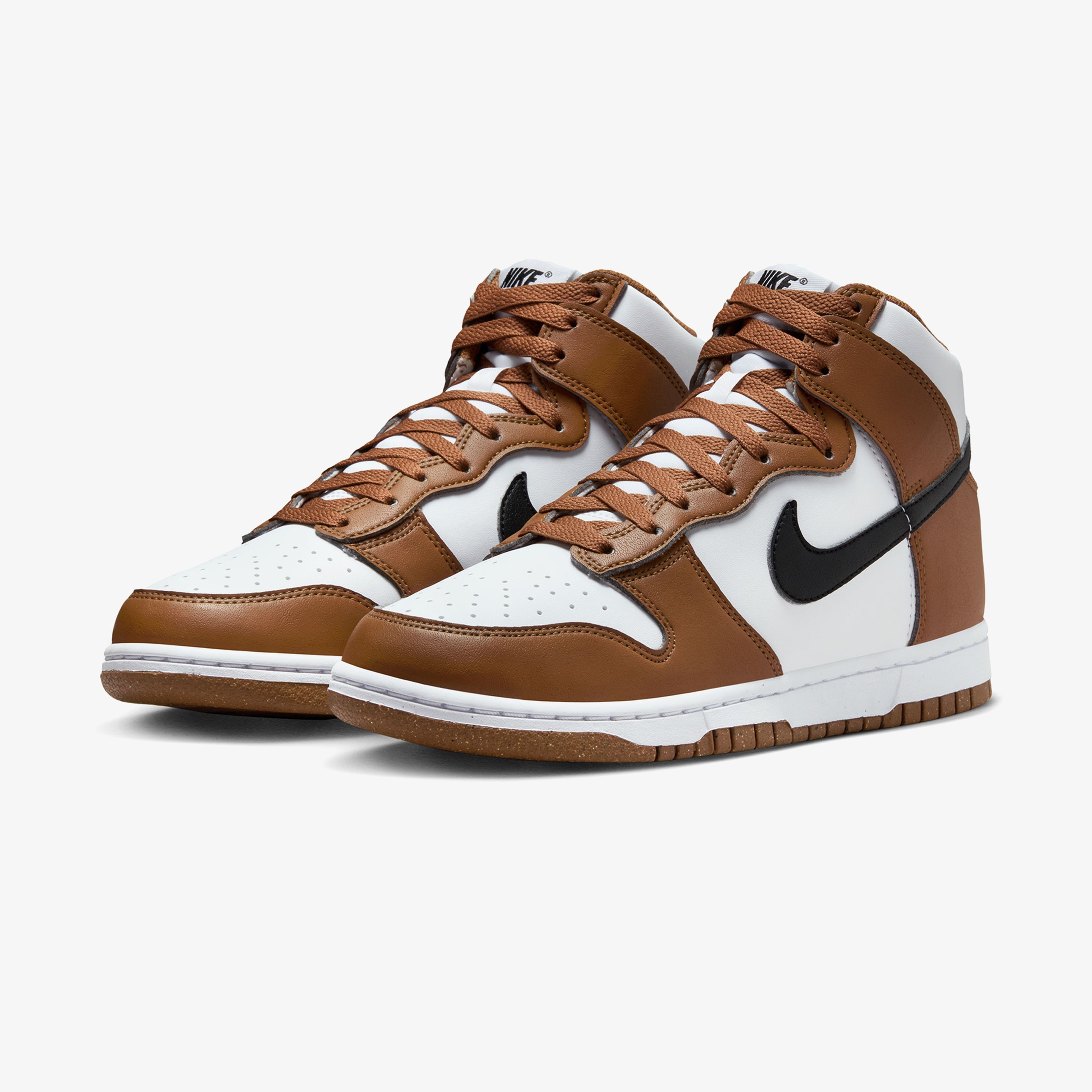 Nike Dunk High Next Nature Kadın Kahverengi Spor Ayakkabı