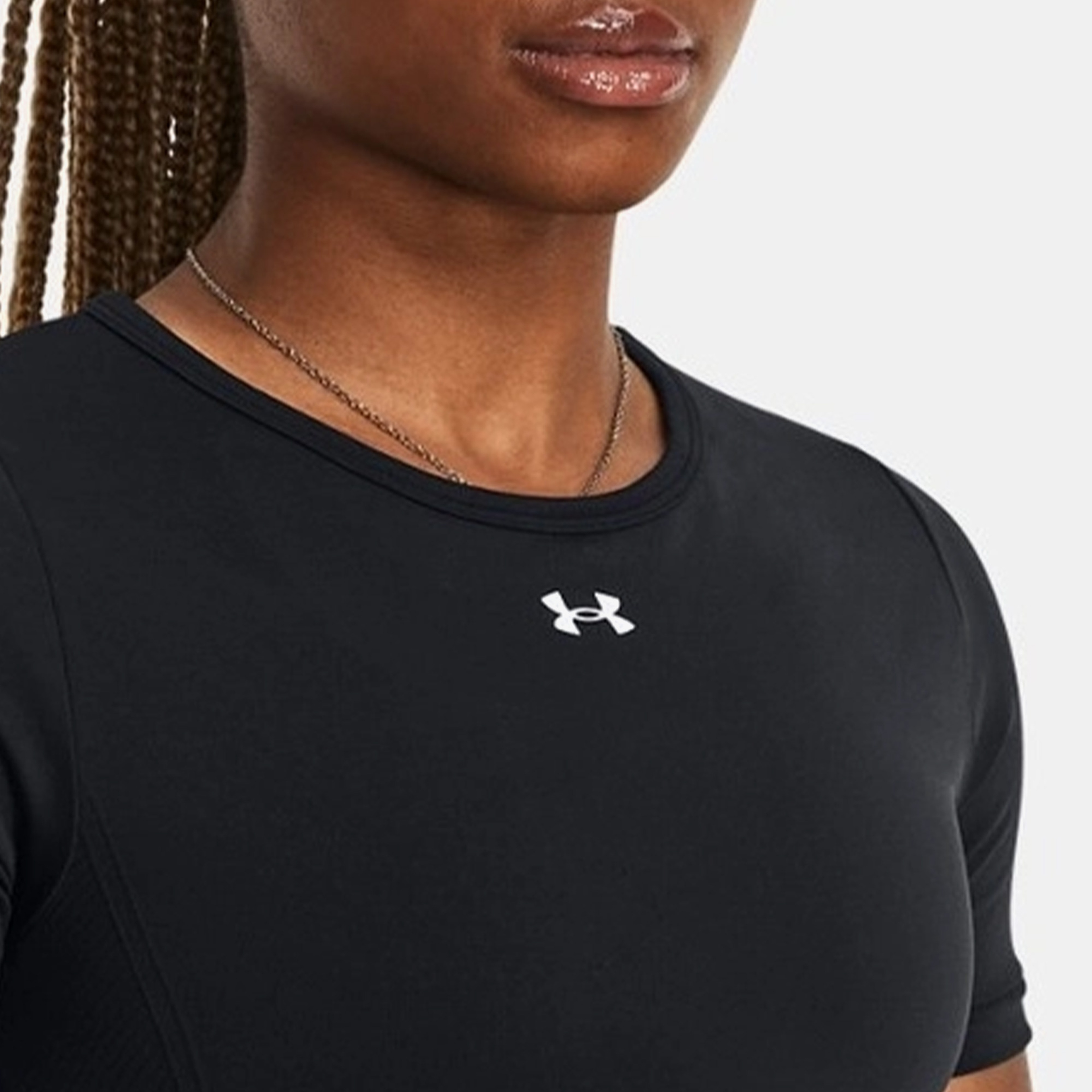 Under Armour Vanish Elite Dikişsiz Kadın Siyah T-Shirt
