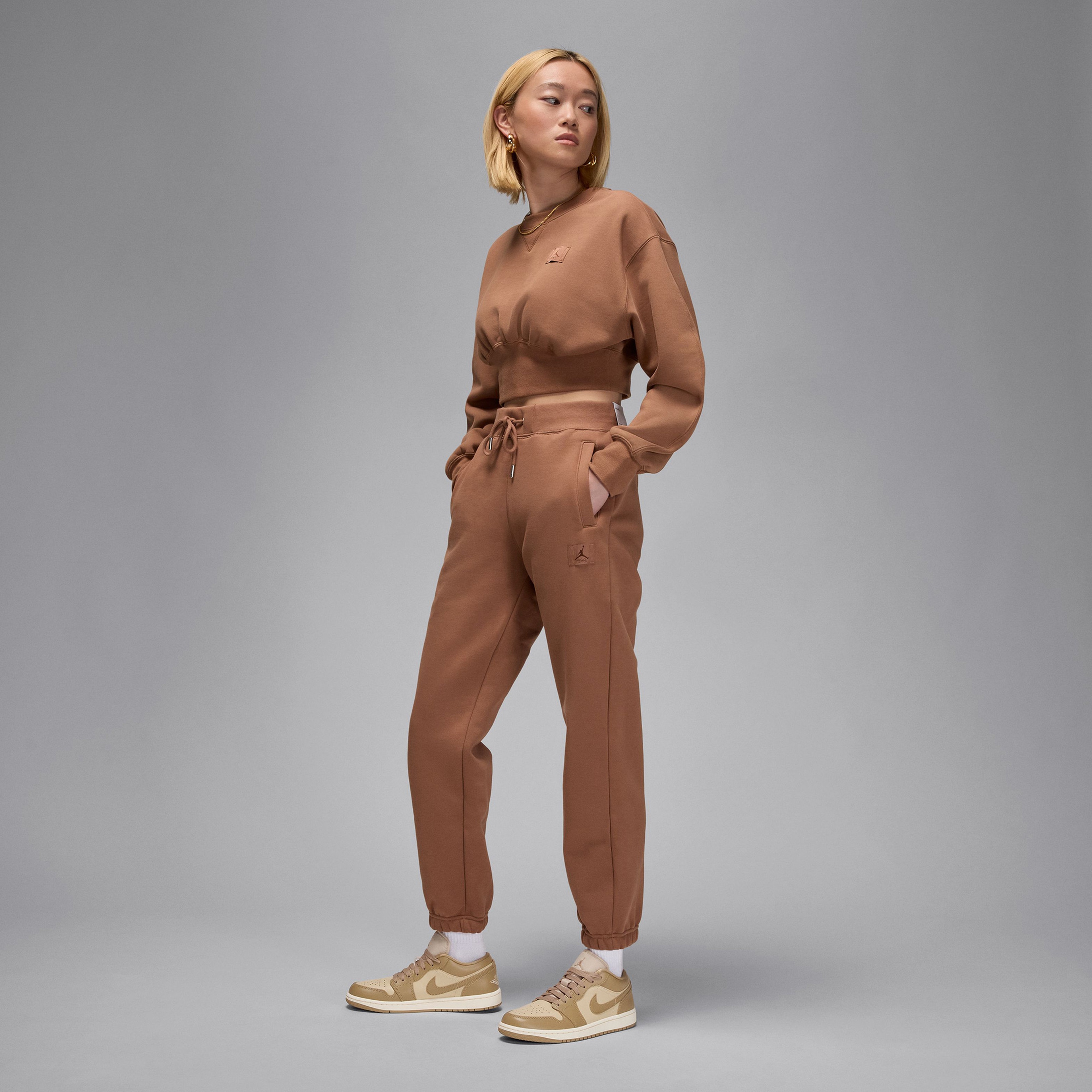 Nike Air Jordan 1 Low Kadın Kahverengi Sneaker