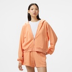 Nike Hooded Full Zip Ls Top Kadın Turuncu Sweatshirt