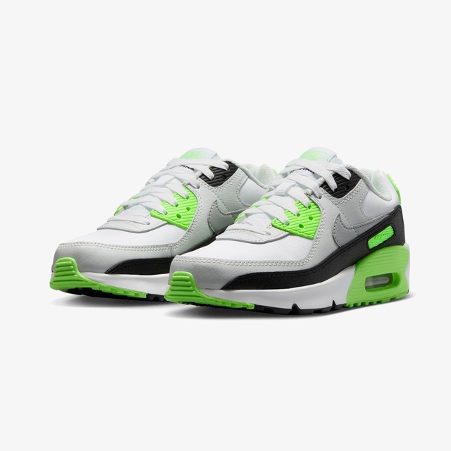 Nike Beyaz Nike Air Max 90 LTR Genç Çocuk Spor Ayakkabı
