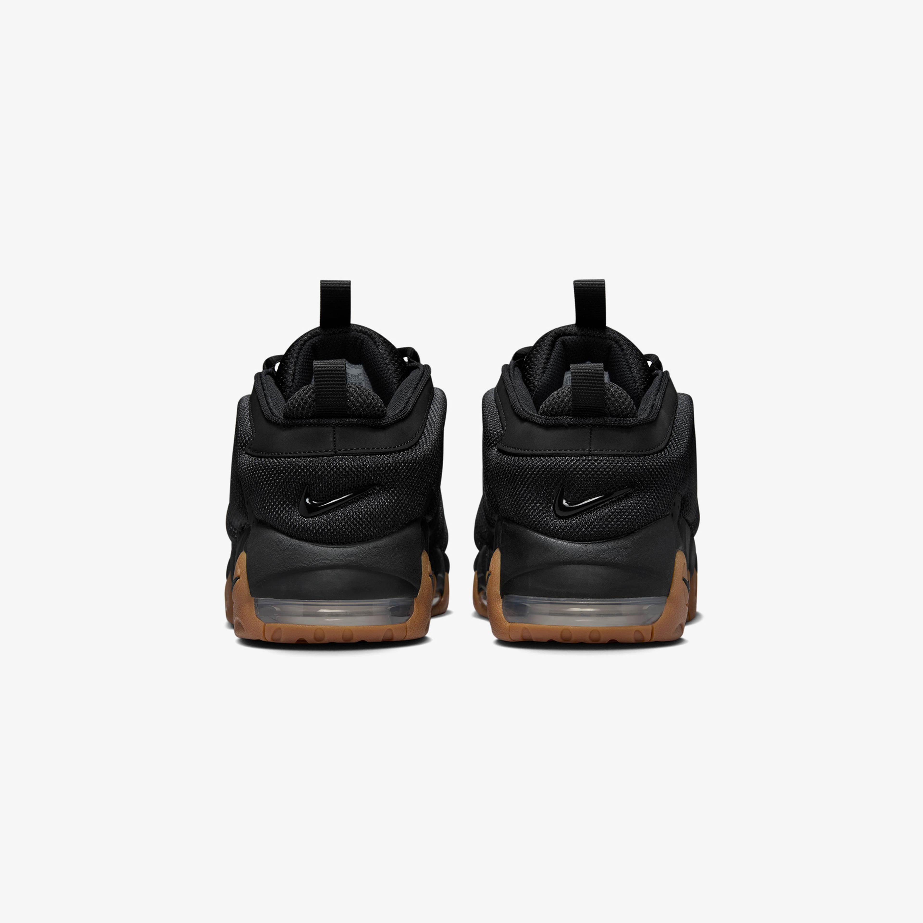 Nike Air More Uptempo Low Erkek Siyah Spor Ayakkabı