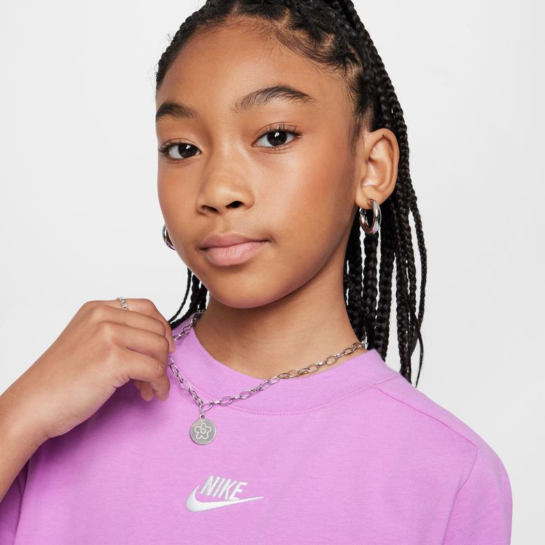 Nike Sportswear Çocuk Mor T-Shirt
