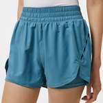 Nike One Dri-Fit 2 in 1 Kadın Mavi Şort