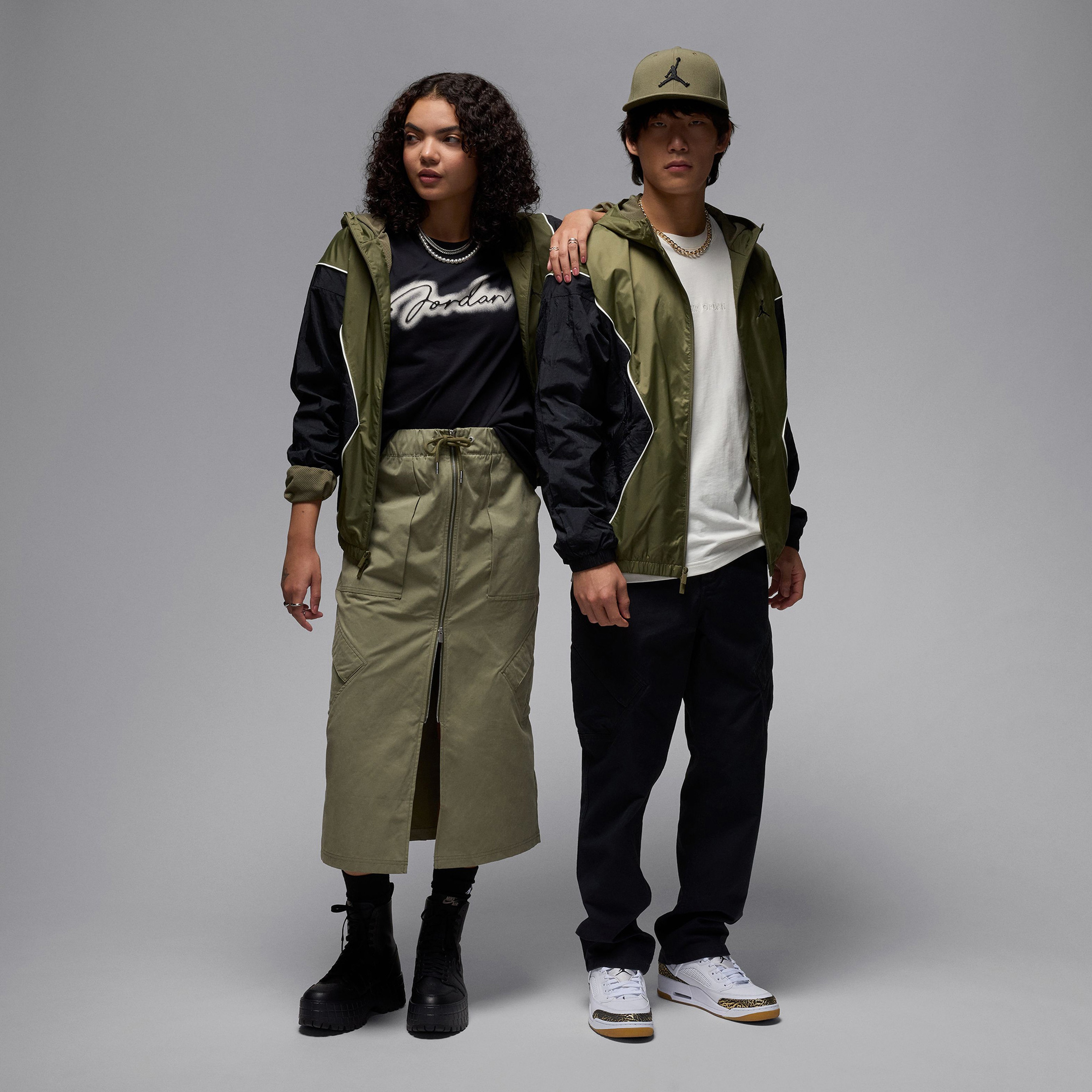 Jordan Essentials Draft Erkek Yeşil Ceket