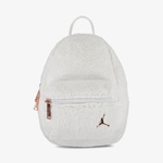 Jordan Jag Faux Fur Mini Unisex Krem Sırt Çantası