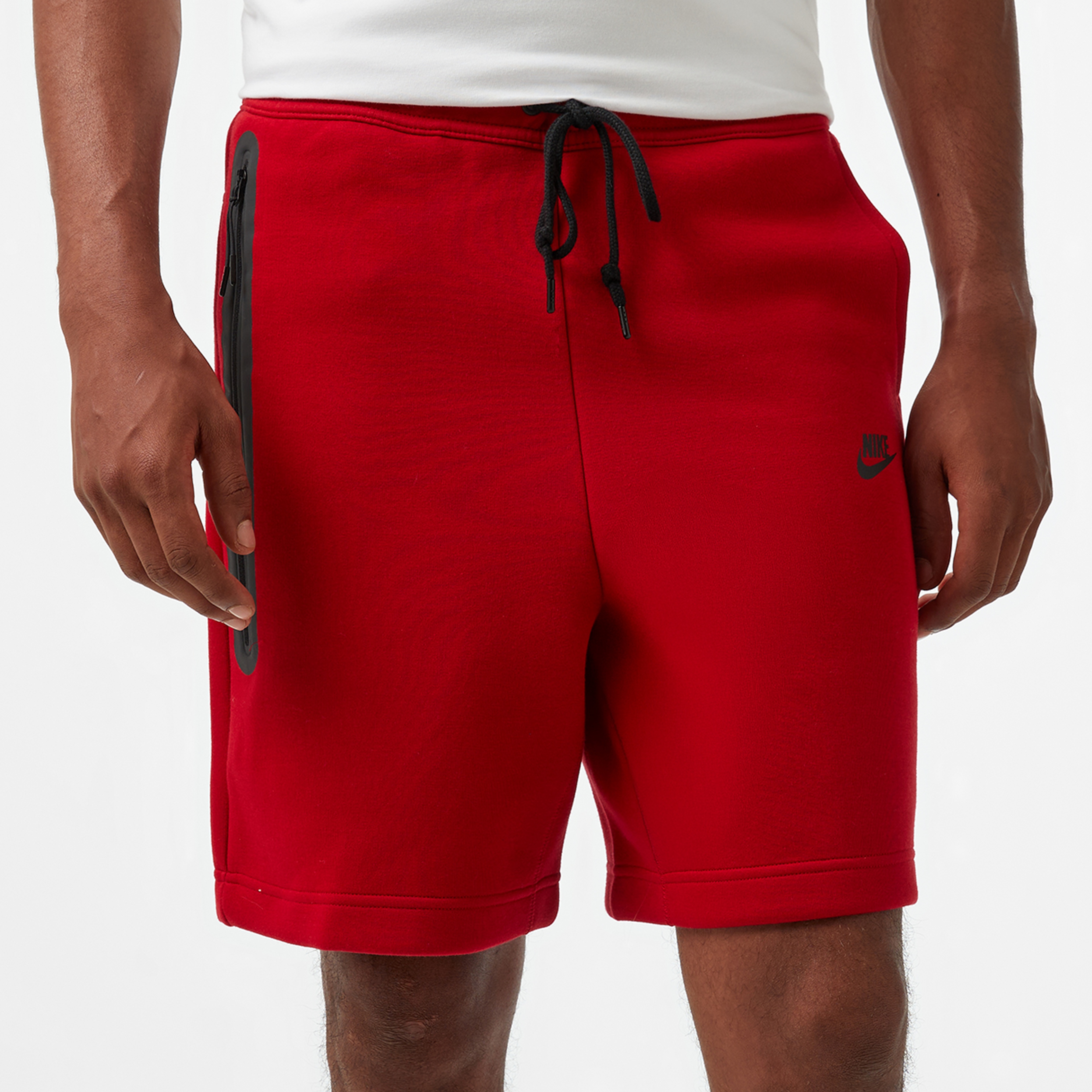 Nike Sportswear Tech Fleece Erkek Kırmızı Şort