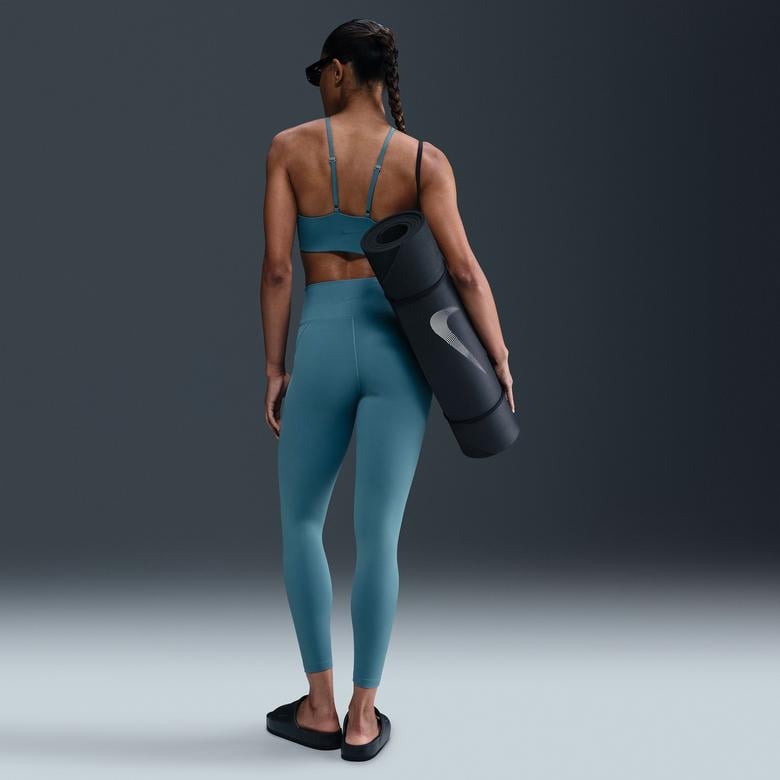 Nike One Dri-Fit Kadın Mavi Tayt