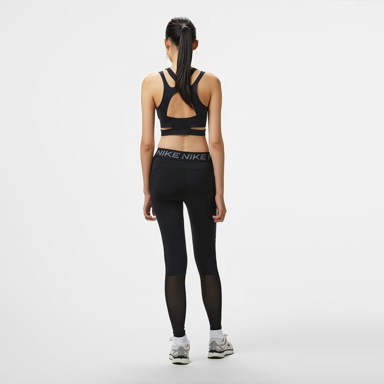Nike Pro Dri-Fit Mid-Rise Kadın Siyah Tayt