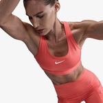 Nike Swoosh Medium Support Kadın Turuncu Bra