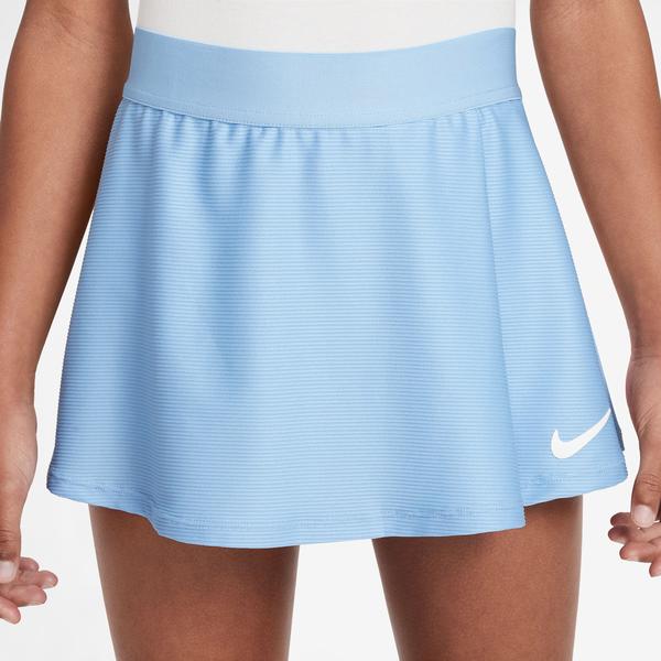 Nike Court Dri-Fit Victory Çocuk Mavi Etek