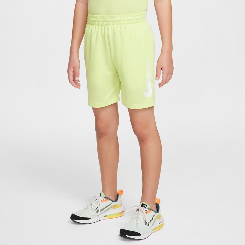 Nike Dri-Fit Multi Genç Çocuk Sarı Şort