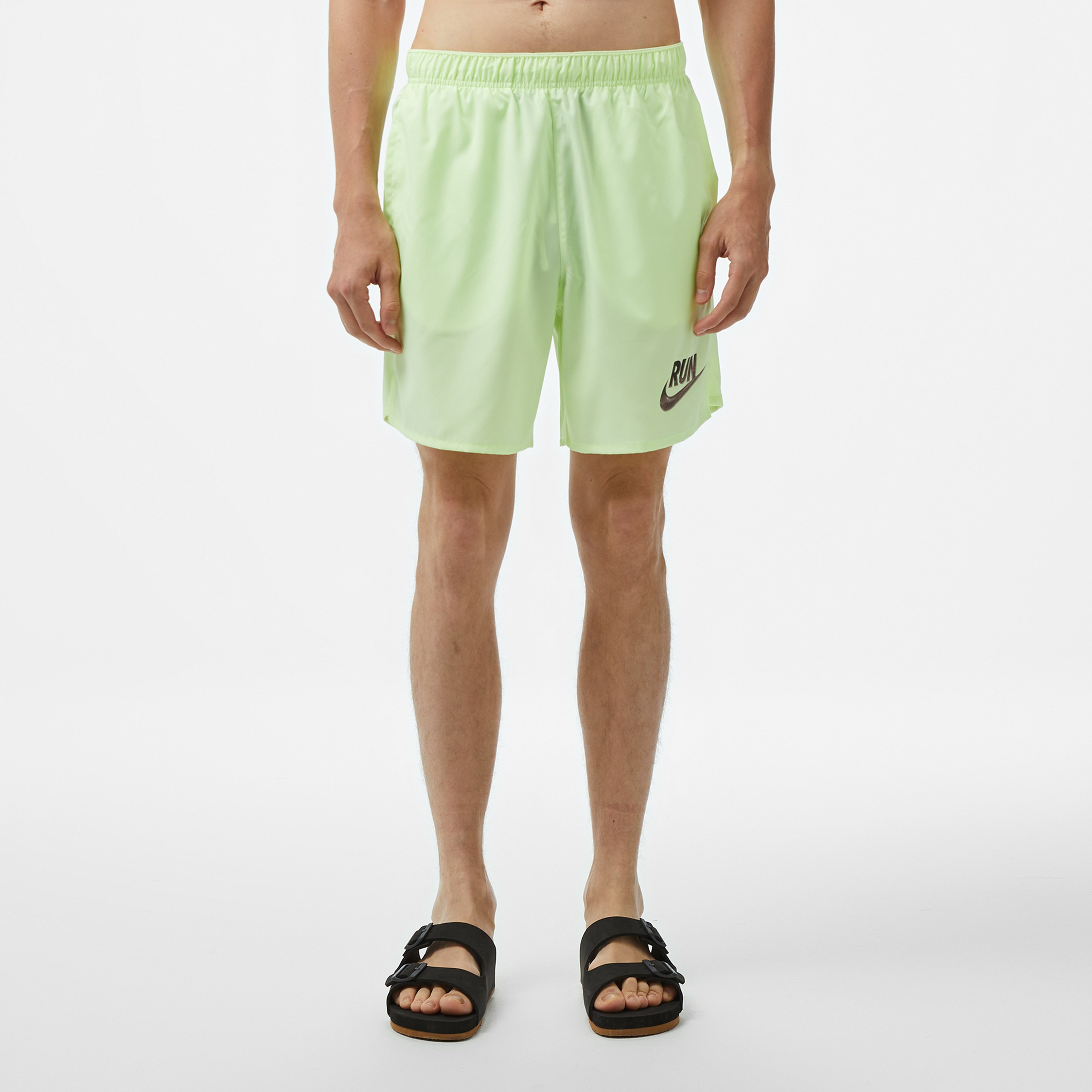 Nike Challenger Run Energy Erkek Sarı Şort