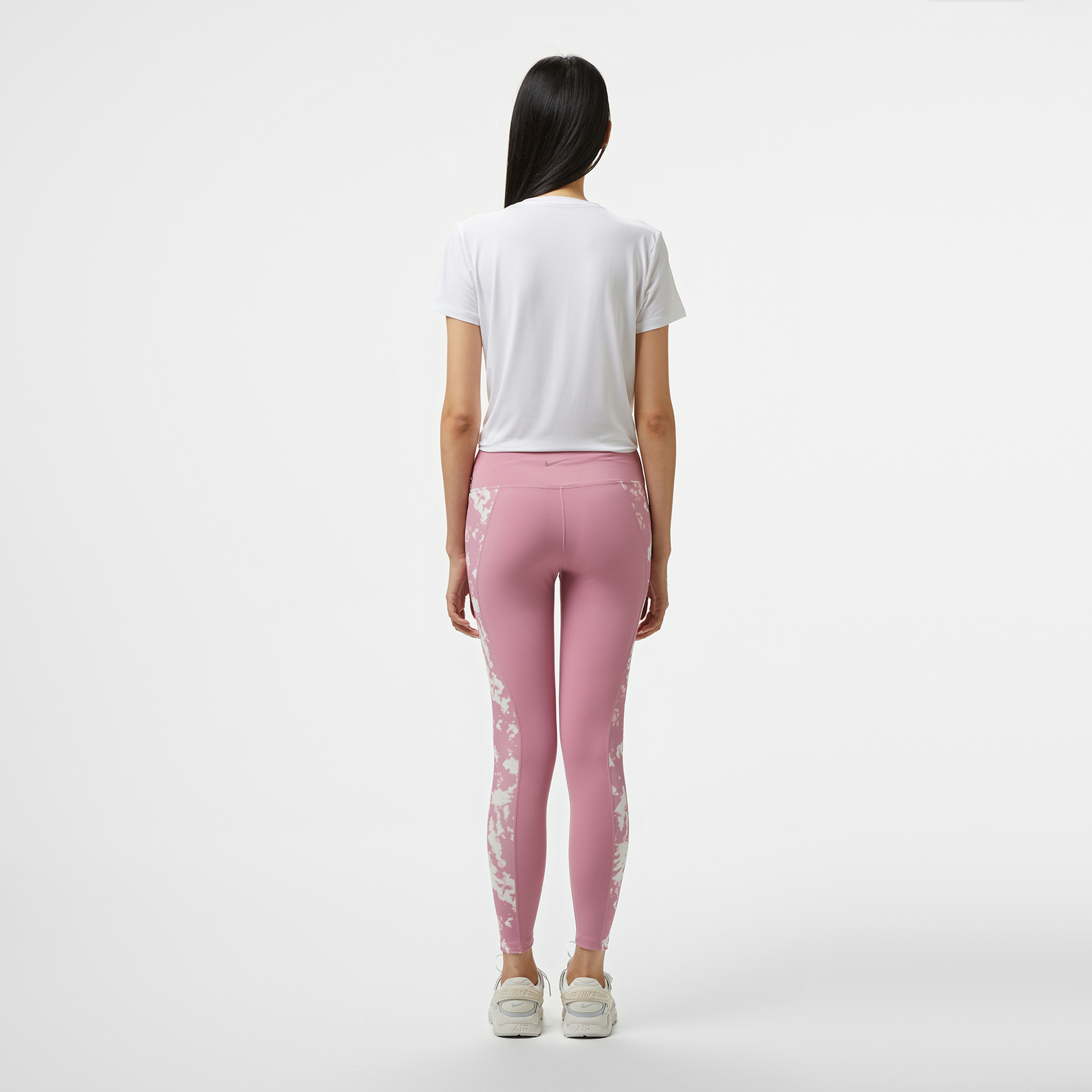 Nike One Dri-Fit Heritage  Kadın Pembe Tayt