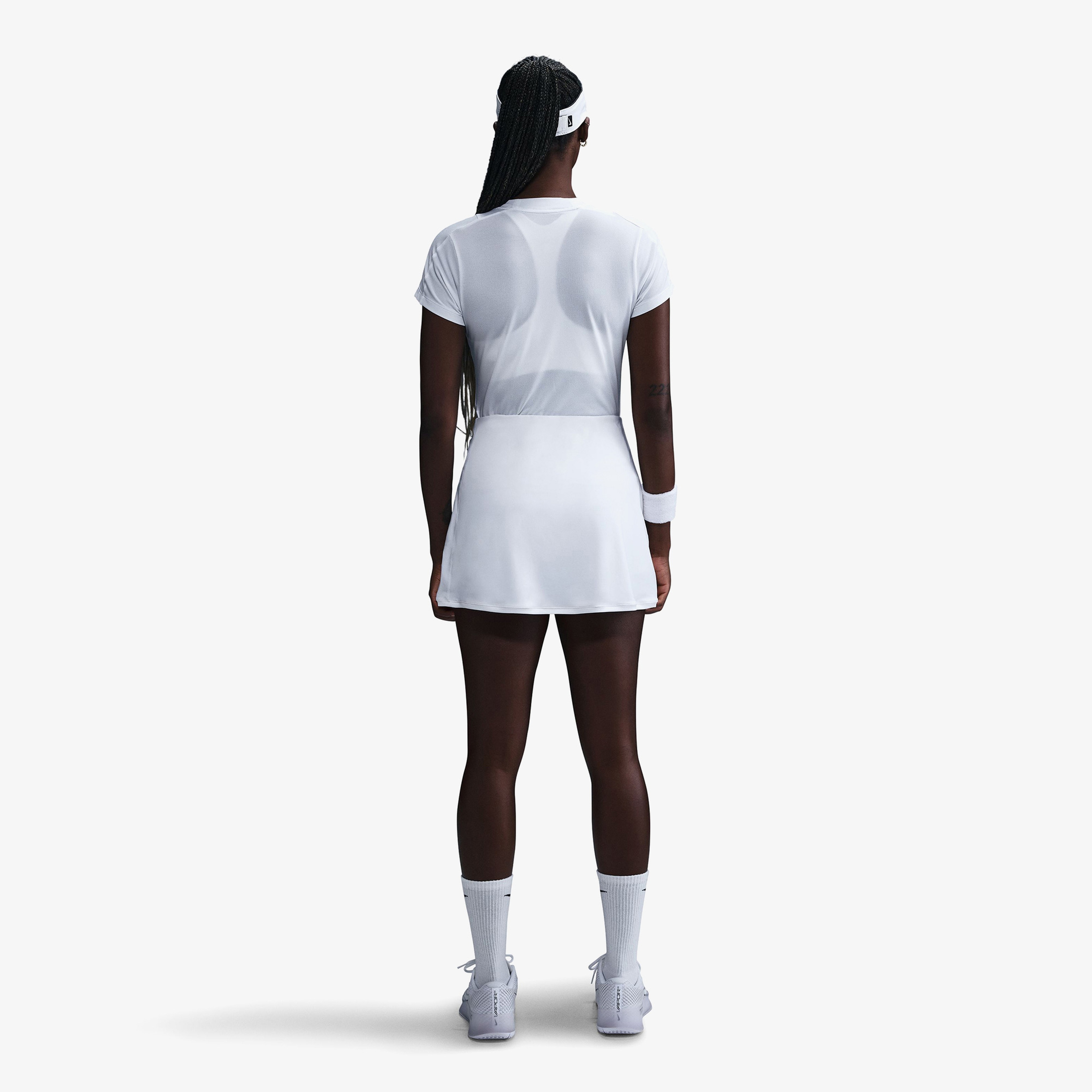 Nike Dri-Fit Victory Kadın Beyaz Etek