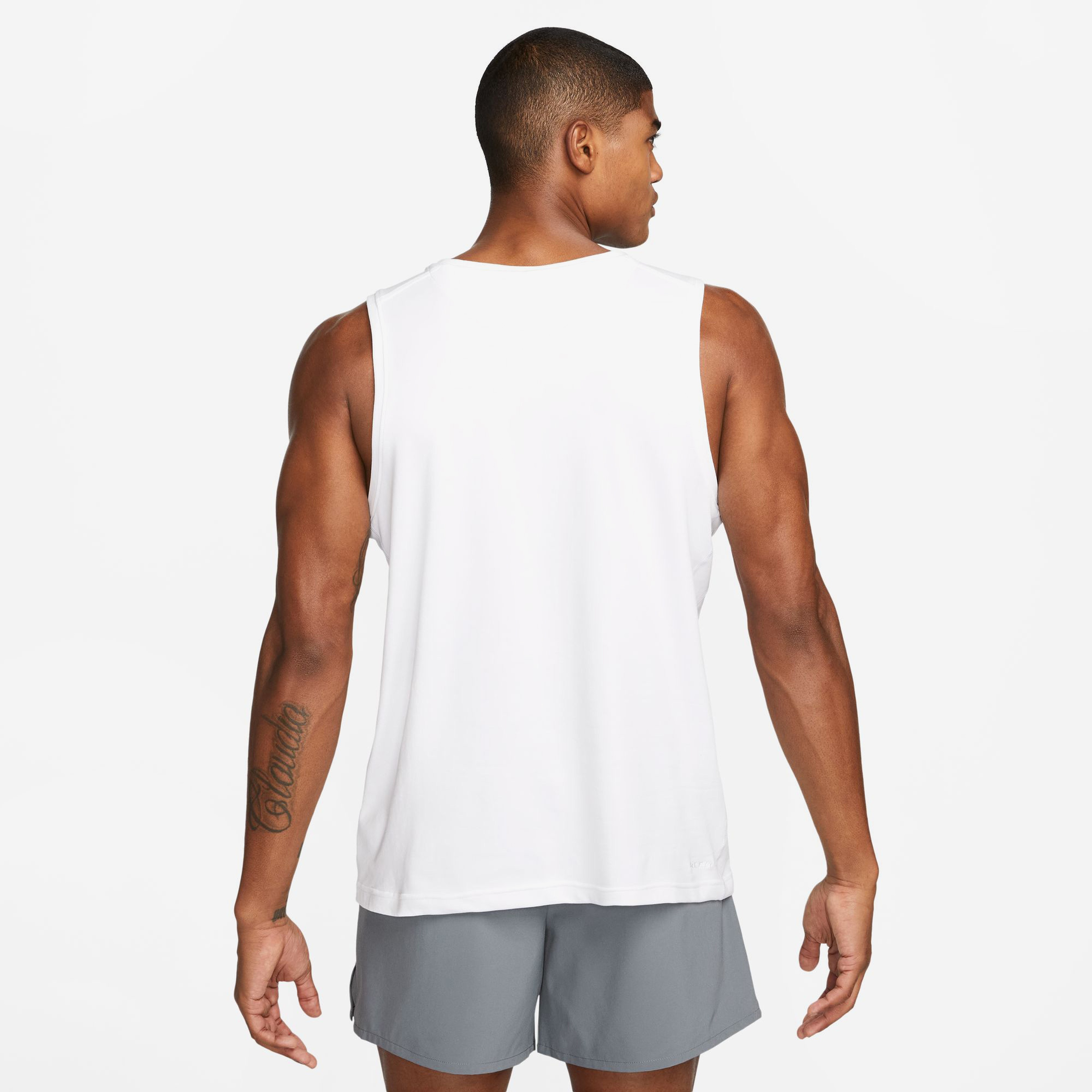 Nike Dri-FIT Primary Tank Erkek Beyaz Kolsuz T-Shirt
