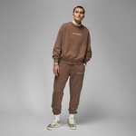 Jordan Air Wordmark Fleece Kadın Kahverengi Sweatshirt