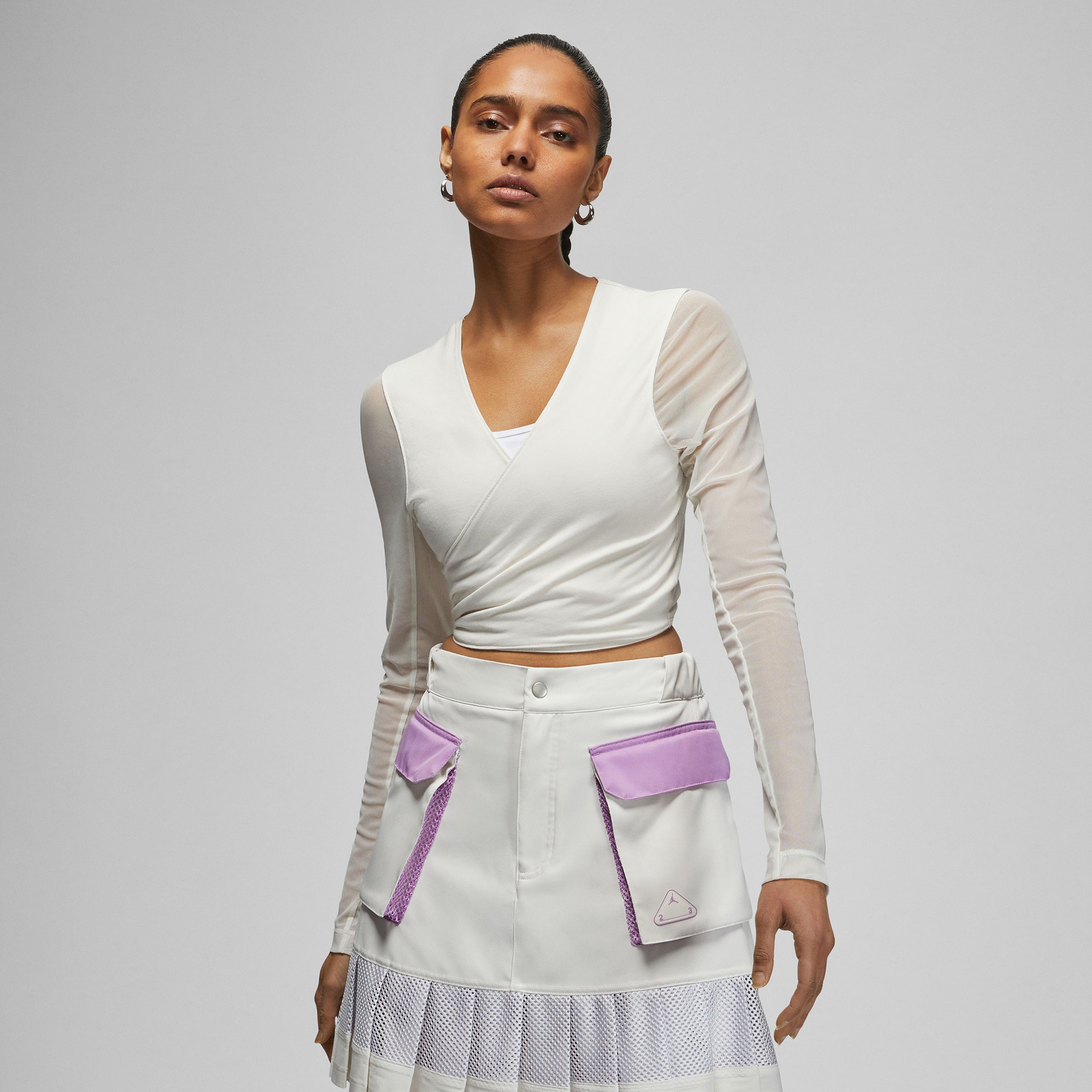 Jordan 23 Engineered Kadın Krem T-Shirt