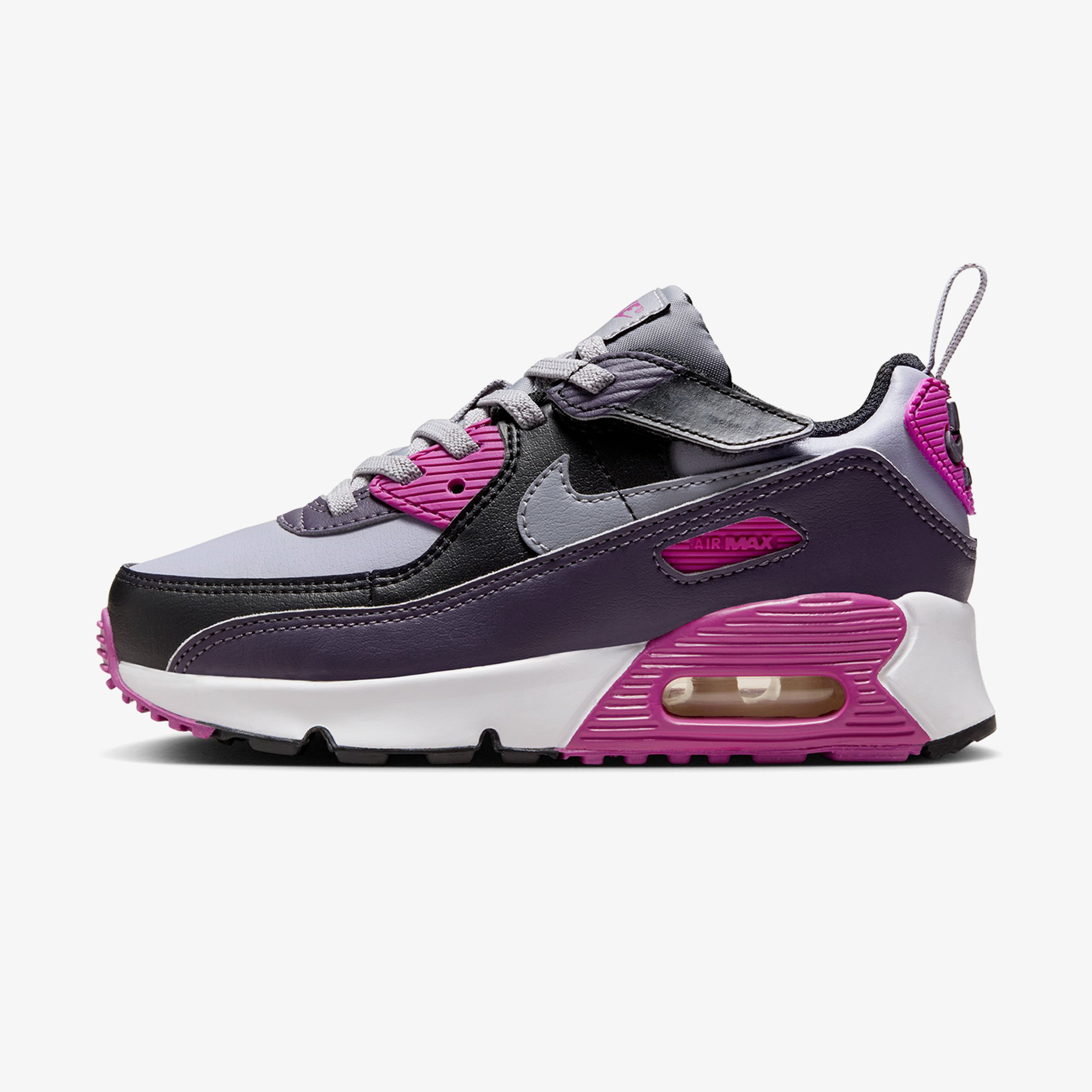 Nike Air Max 90 EasyOn Çocuk Gri Spor Ayakkabı