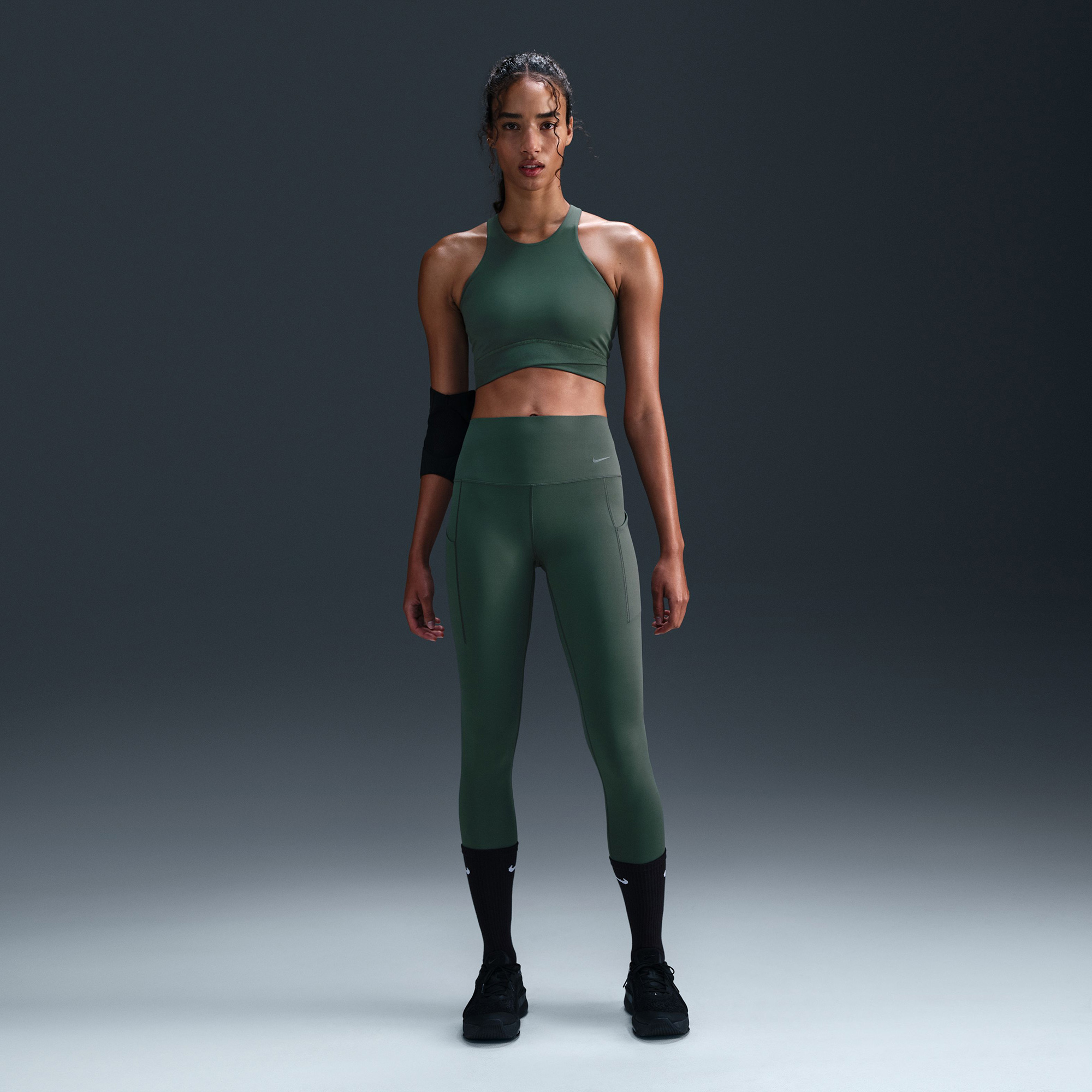 Nike One Twist Kadın Yeşil Bra