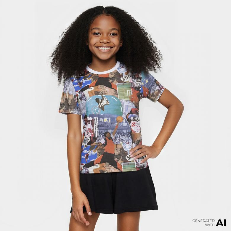 Jordan Çocuk Renkli T-Shirt