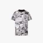 Jordan Jdb MJ Brooklyn Collage Aop  Çocuk Siyah/Beyaz Kısa Kol T-Shirt