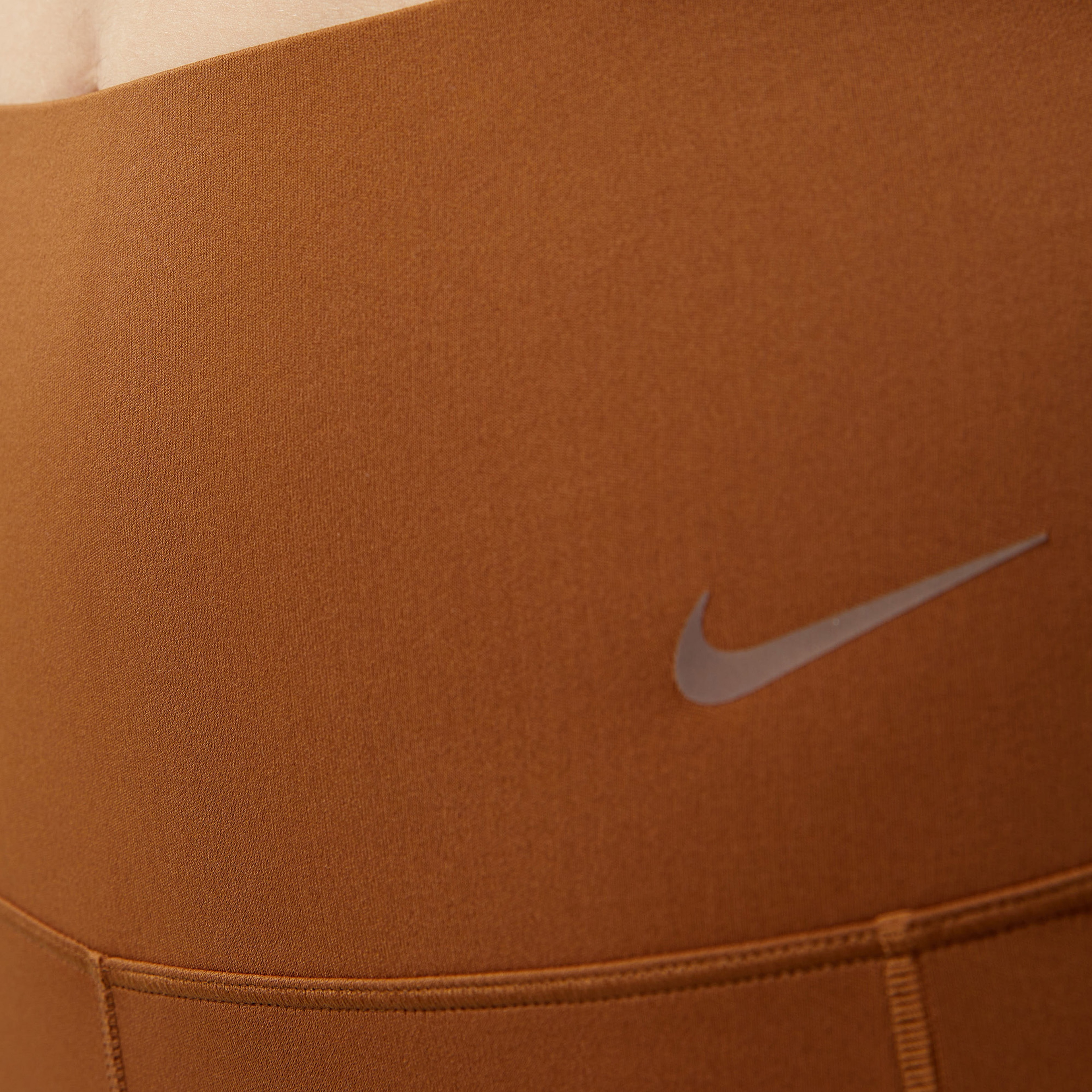 Nike Dri-Fit Universa Kadın Kahverengi Tayt