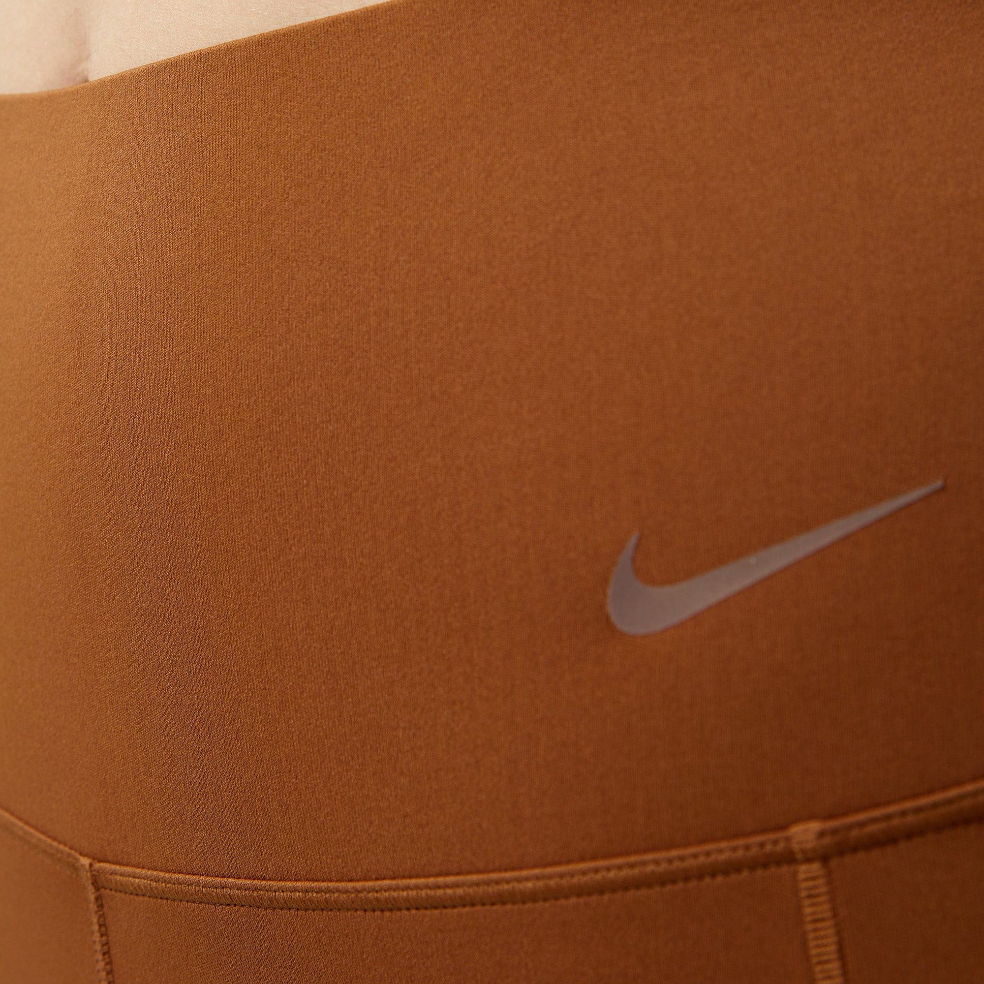 Nike Dri-Fit Universa Kadın Kahverengi Tayt