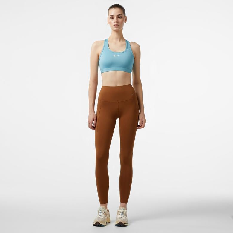 Nike Dri-Fit Universa Kadın Kahverengi Tayt