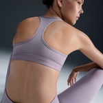 Nike Swoosh Medium Support Kadın Kahverengi Bra