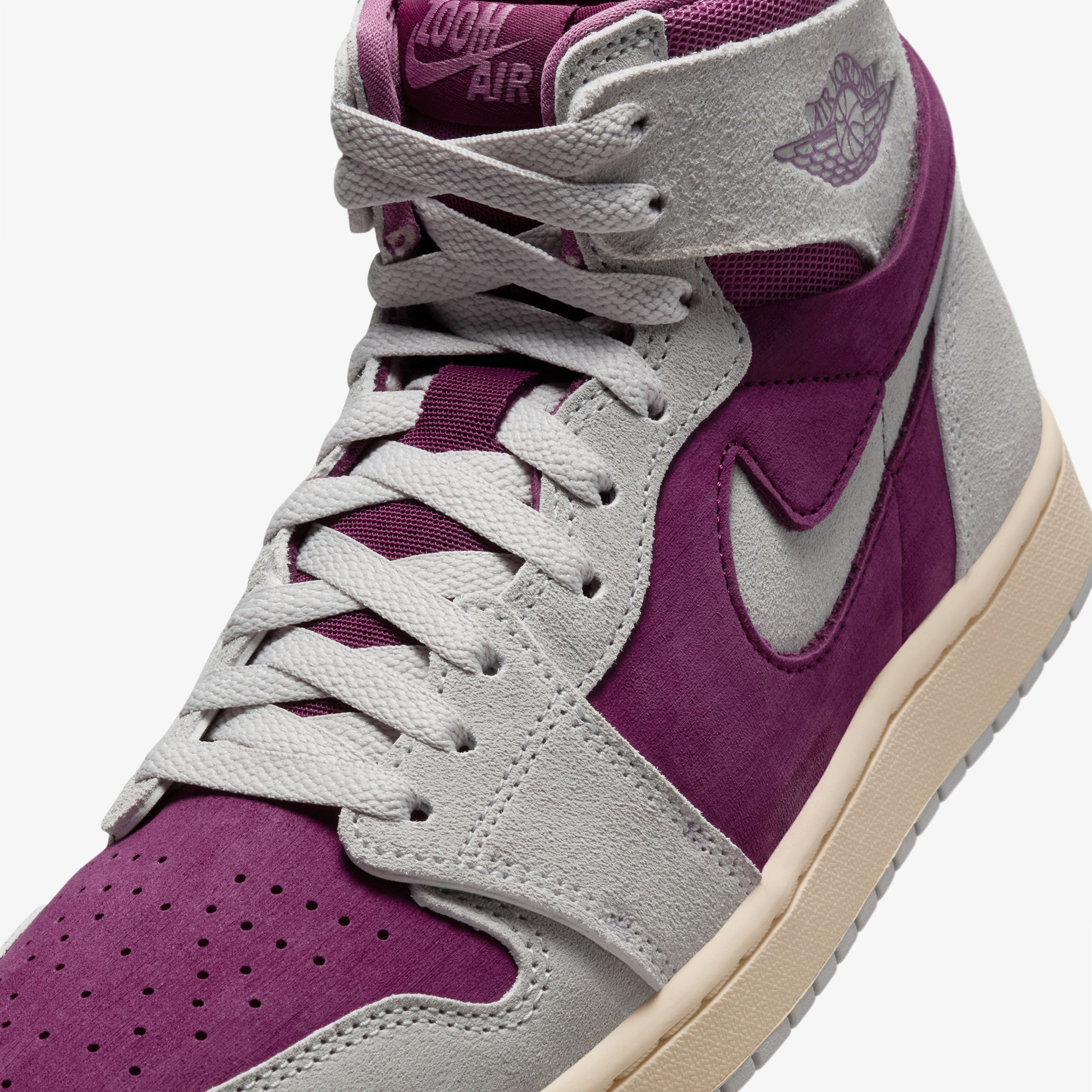 Jordan Air 1 Zoom CMFT 2 Kadın Bordo Spor Ayakkabı