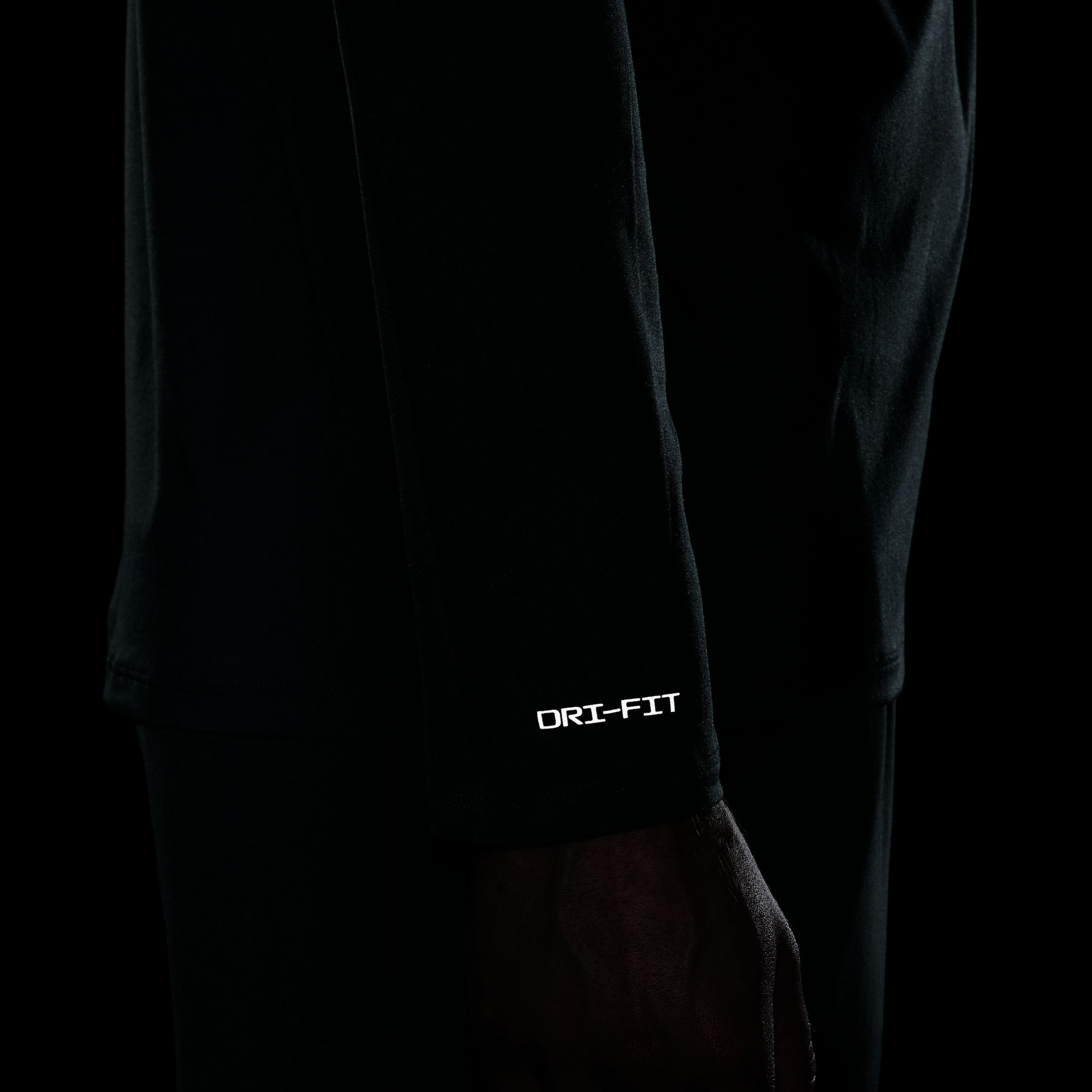 Nike Dri-Fit Element Flash Erkek Yeşil Uzun Kollu T-Shirt