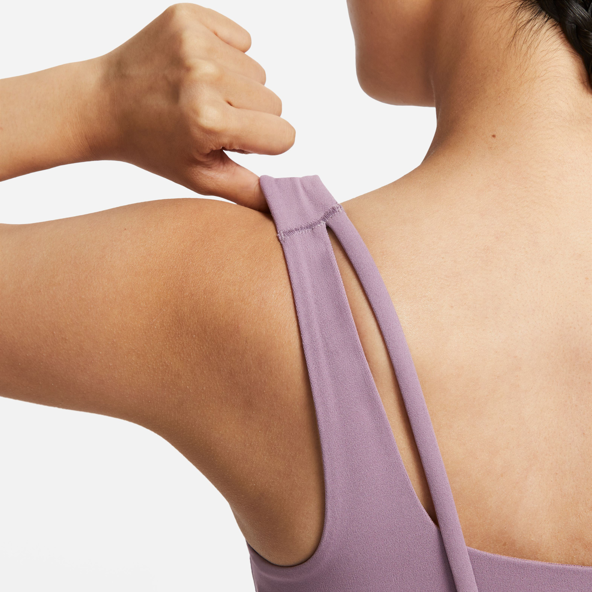 Nike Alate Ellipse Kadın Mor Bra