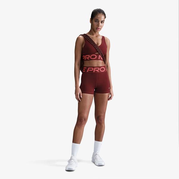 Nike Pro Indy Plunge Kadın Bordo Bra