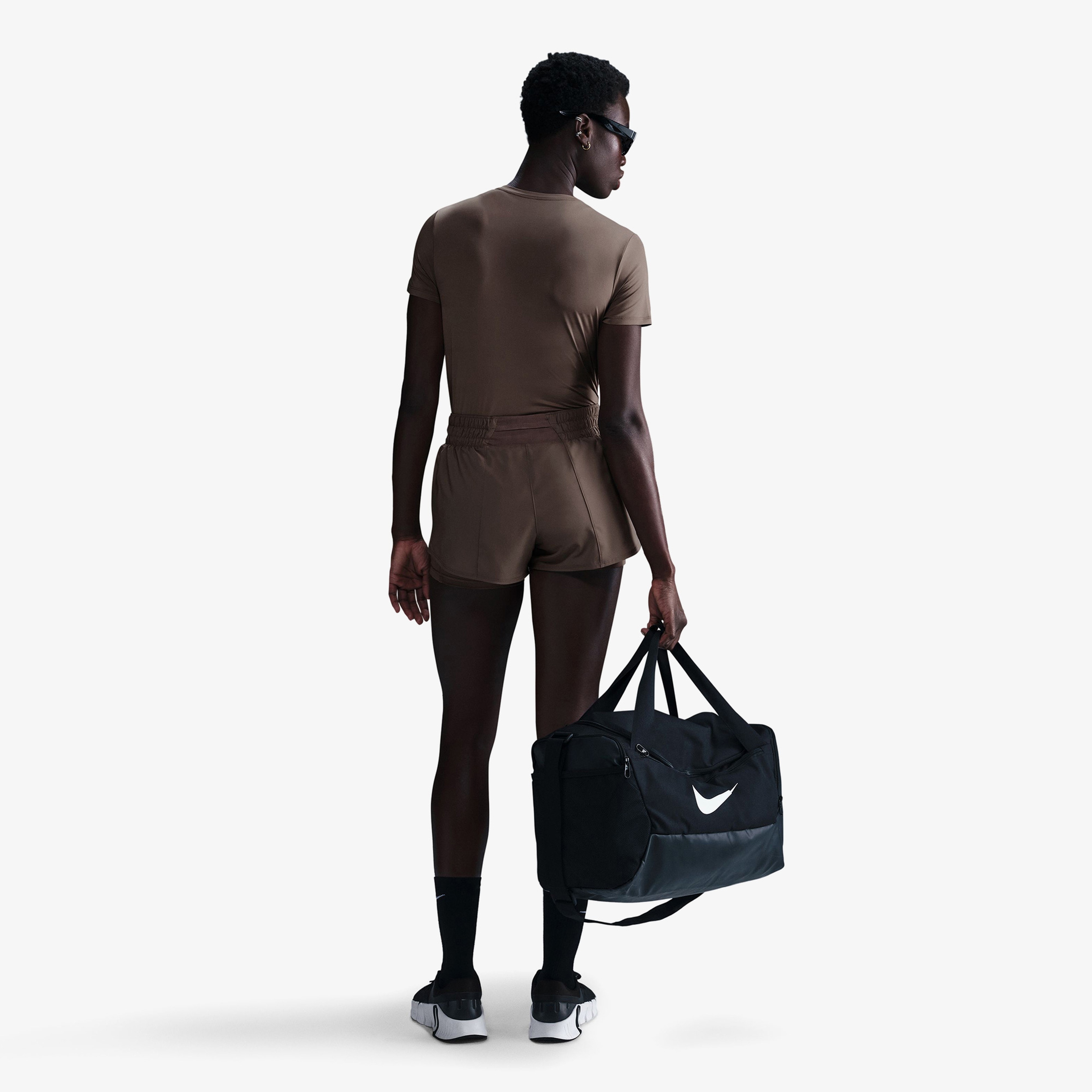 Nike One Dri-Fit Kadın Kahverengi Şort