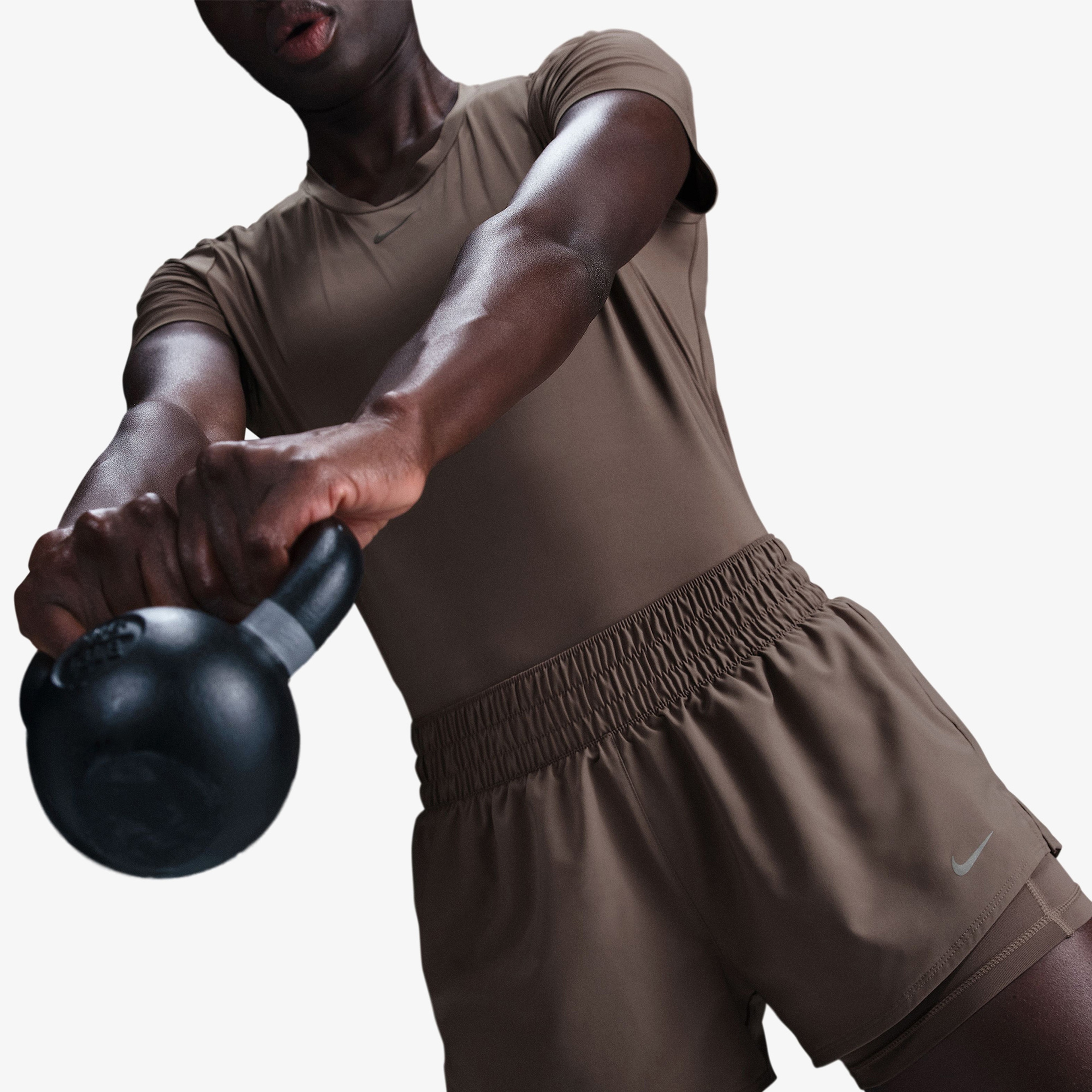 Nike One Dri-Fit Kadın Kahverengi Şort